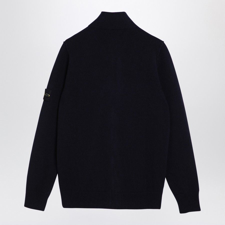 Stone Island o1d2blof0624 Wool Cardigan in Black Size US L / EU 52-54 / 3 - 2 Thumbnail