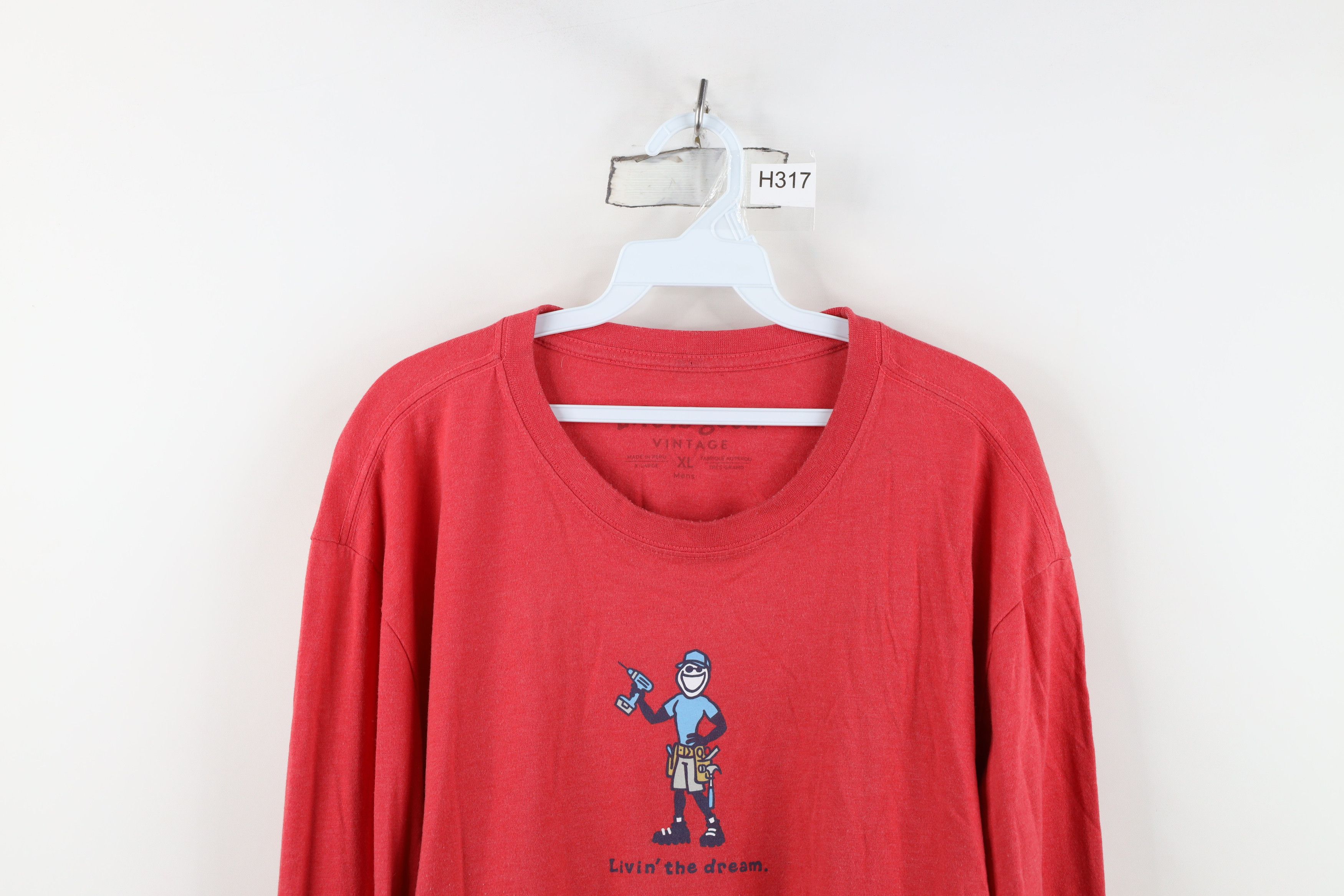 Life is Good Life Is Good Vintage Living The Dream Long Sleeve T-Shirt Size US XL / EU 56 / 4 - 2 Thumbnail