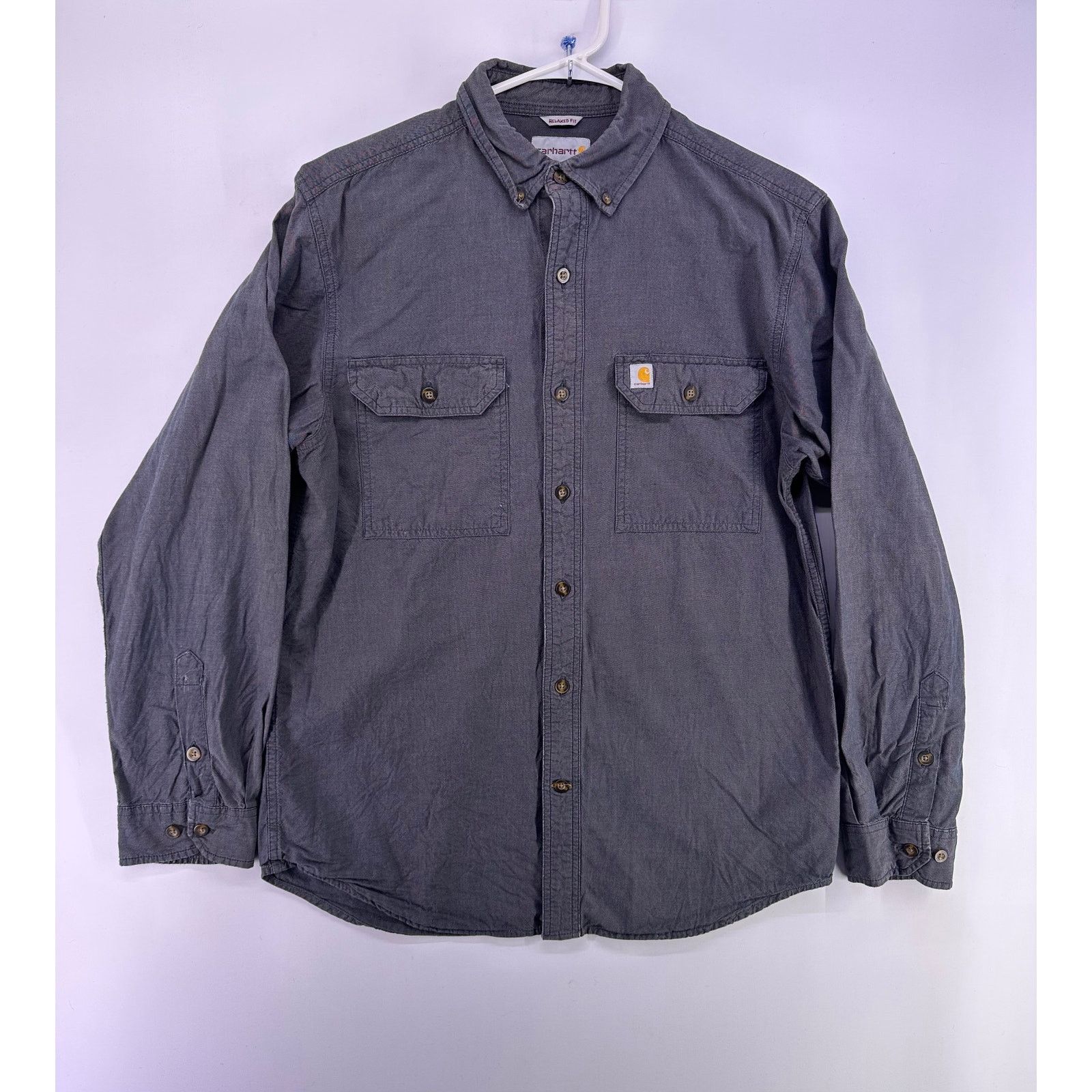 Carhartt Carhartt Men's Long Sleeve Button Up Shirt Size Large Size US M / EU 48-50 / 2 - 2 Thumbnail