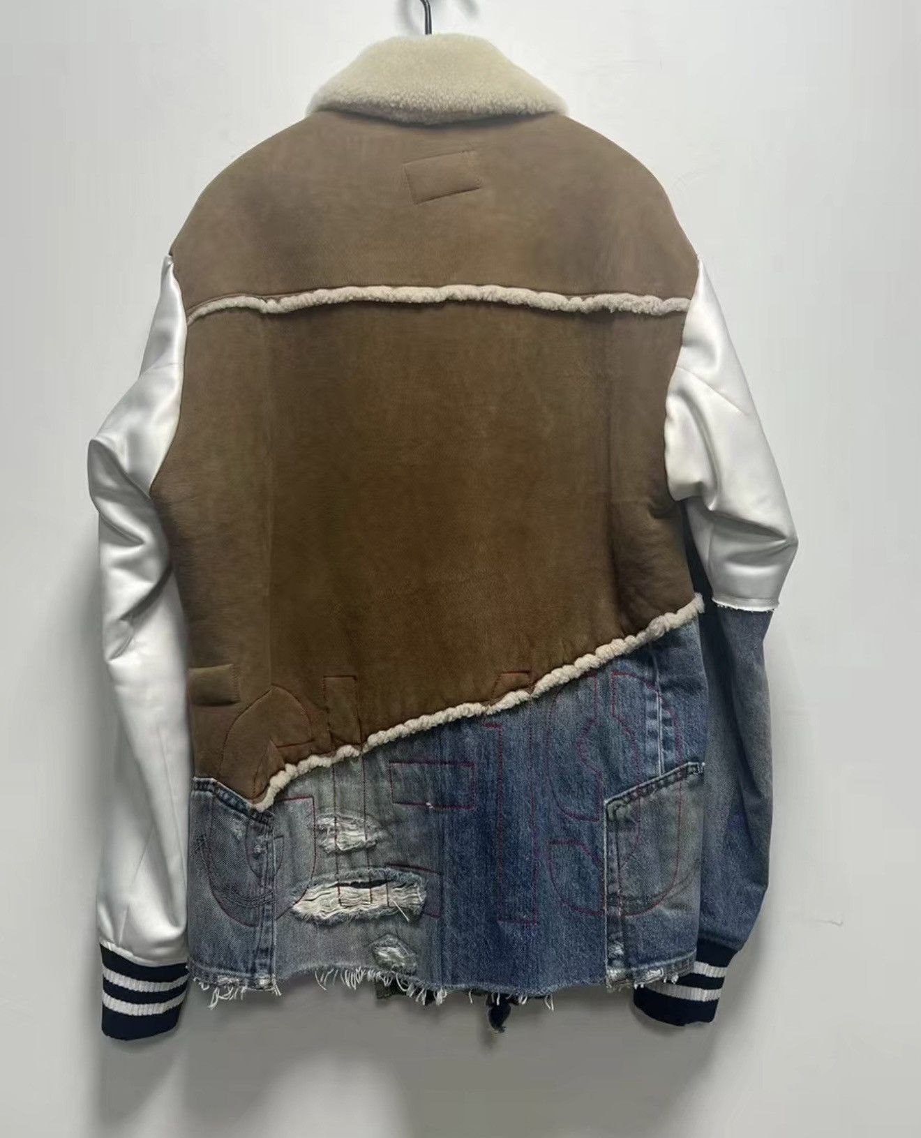 Greg Lauren Greg Lauren Fur & Denim Patchwork Jacket coat parka Size US L / EU 52-54 / 3 - 4 Thumbnail