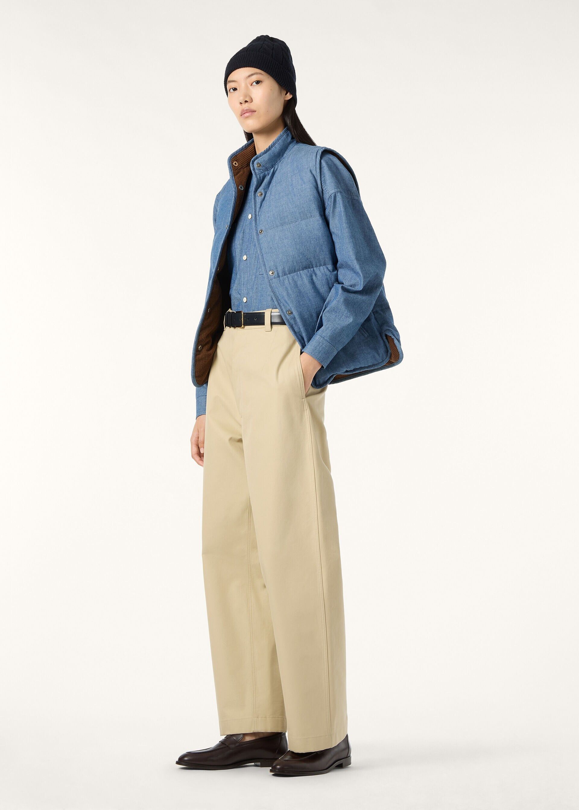 Loro Piana os11x0426 FAQ7740 Gyles Shirt in Aquifer Melange Size L / US 10 / IT 46 - 4 Thumbnail