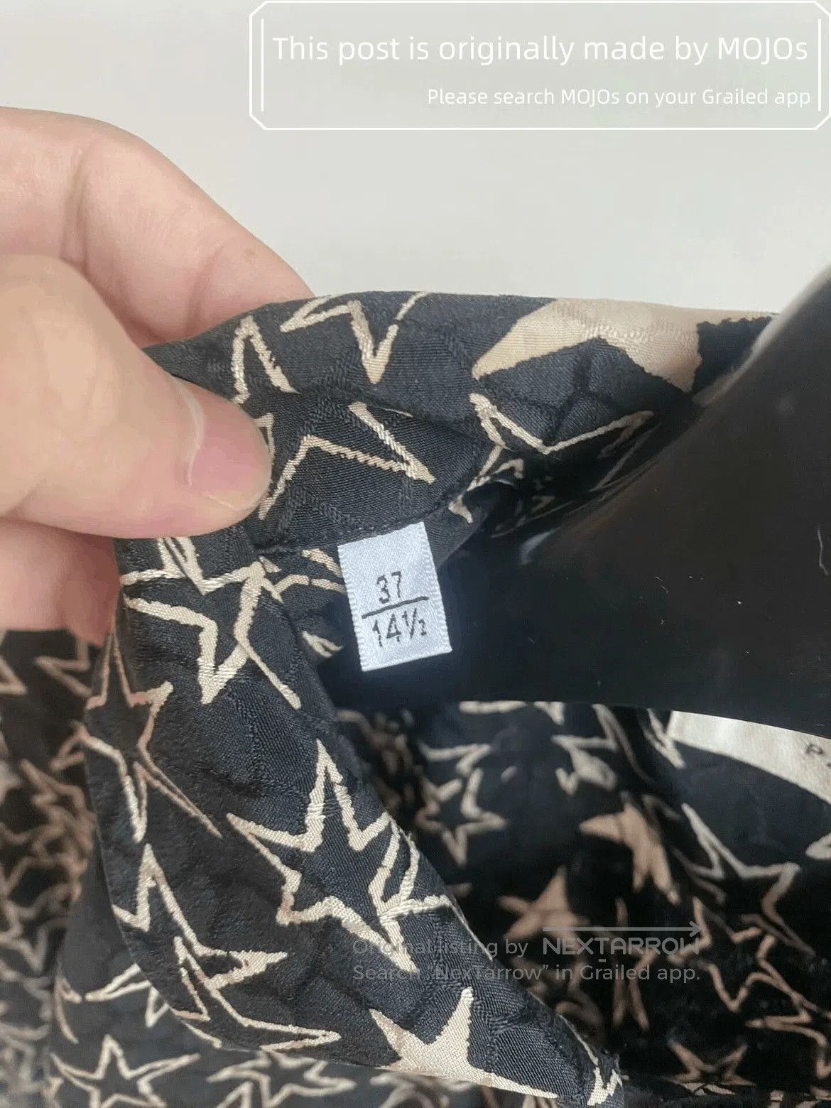 Saint Laurent Paris Sz 37 Saint Laurent Paris 19AW Full Stars Print Shirt mojos Size US S / EU 44-46 / 1 - 3 Thumbnail