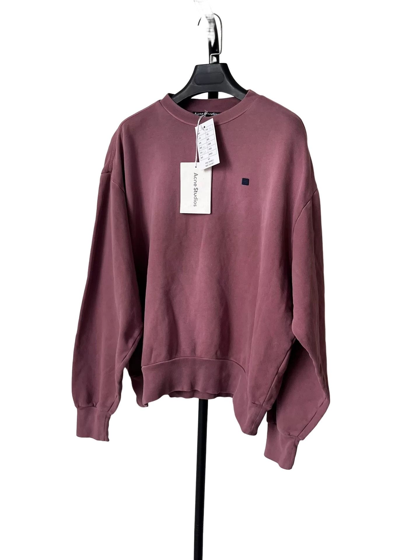 Acne Studios Acne Studios Face Patch Mauve Sweatshirt XS Size US XS / EU 42 / 0 - 1 Thumbnail