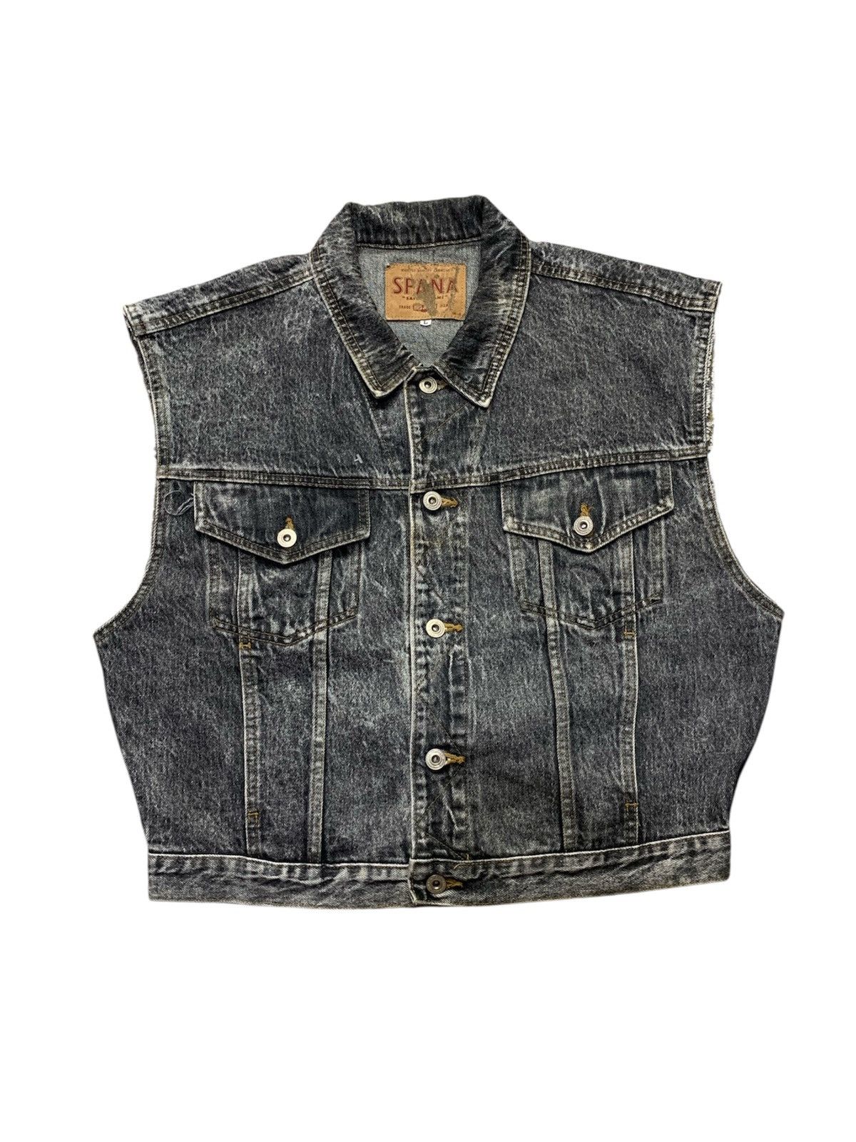 Big John 🐍 SOLD 🐍Vintage Big John Spana - Denim Vest Size US L / EU 52-54 / 3 - 1 Thumbnail