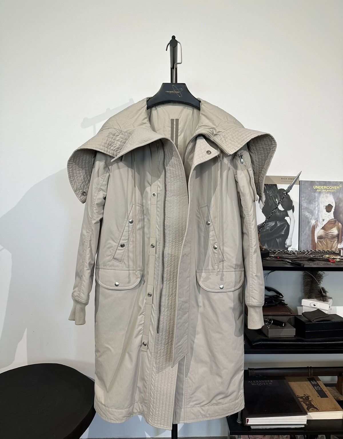 Rick Owens Rick Owens Mid-Length MA-1 Bomber Quilted Jacket Size US S / EU 44-46 / 1 - 1 Thumbnail