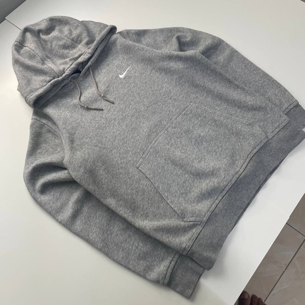 Nike × Vintage Vintage Nike Hoodie Grey Small Swoosh Logo Size US M / EU 48-50 / 2 - 1 Thumbnail