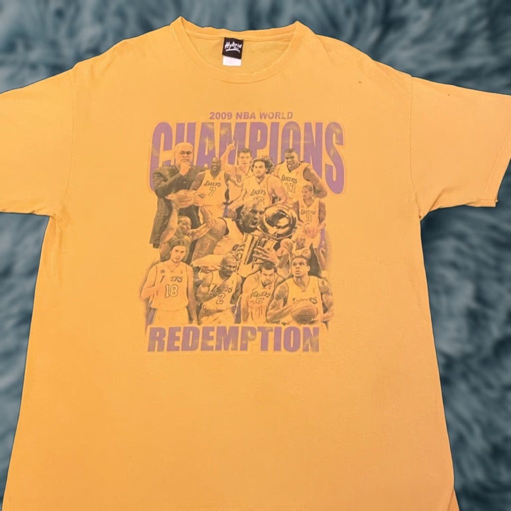 NBA Vintage Kobe Bryant LA Lakers 2009 NBA Champions VTG Shirt Mens Size XL Size US XL / EU 56 / 4 - 1 Thumbnail