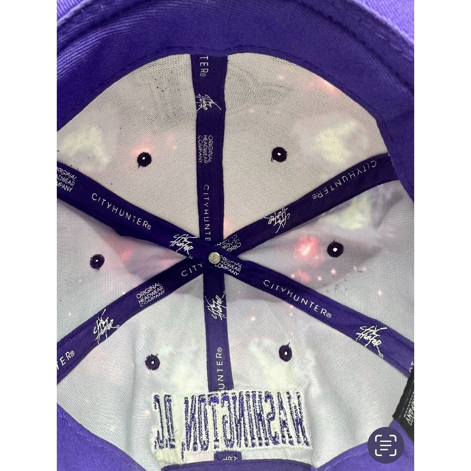 City Hunter × Other DC City Hunter DC Hat Colorful Purple Snapback Cap Size ONE SIZE - 10 Thumbnail
