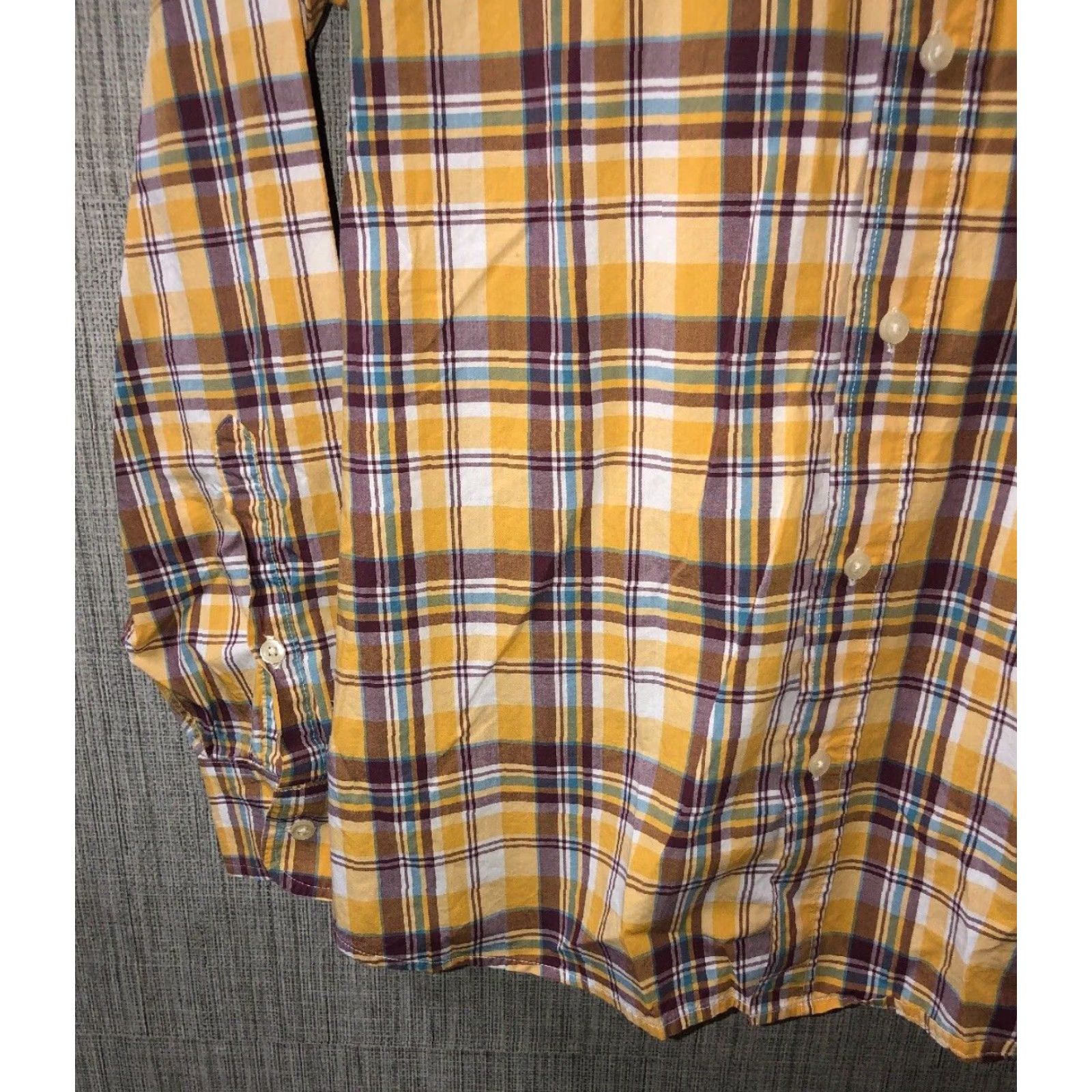 Bills Khakis Bills Khakis Mens Multicolor Plaid Long Sleeve Button Front Shirt Large Size US L / EU 52-54 / 3 - 3 Thumbnail