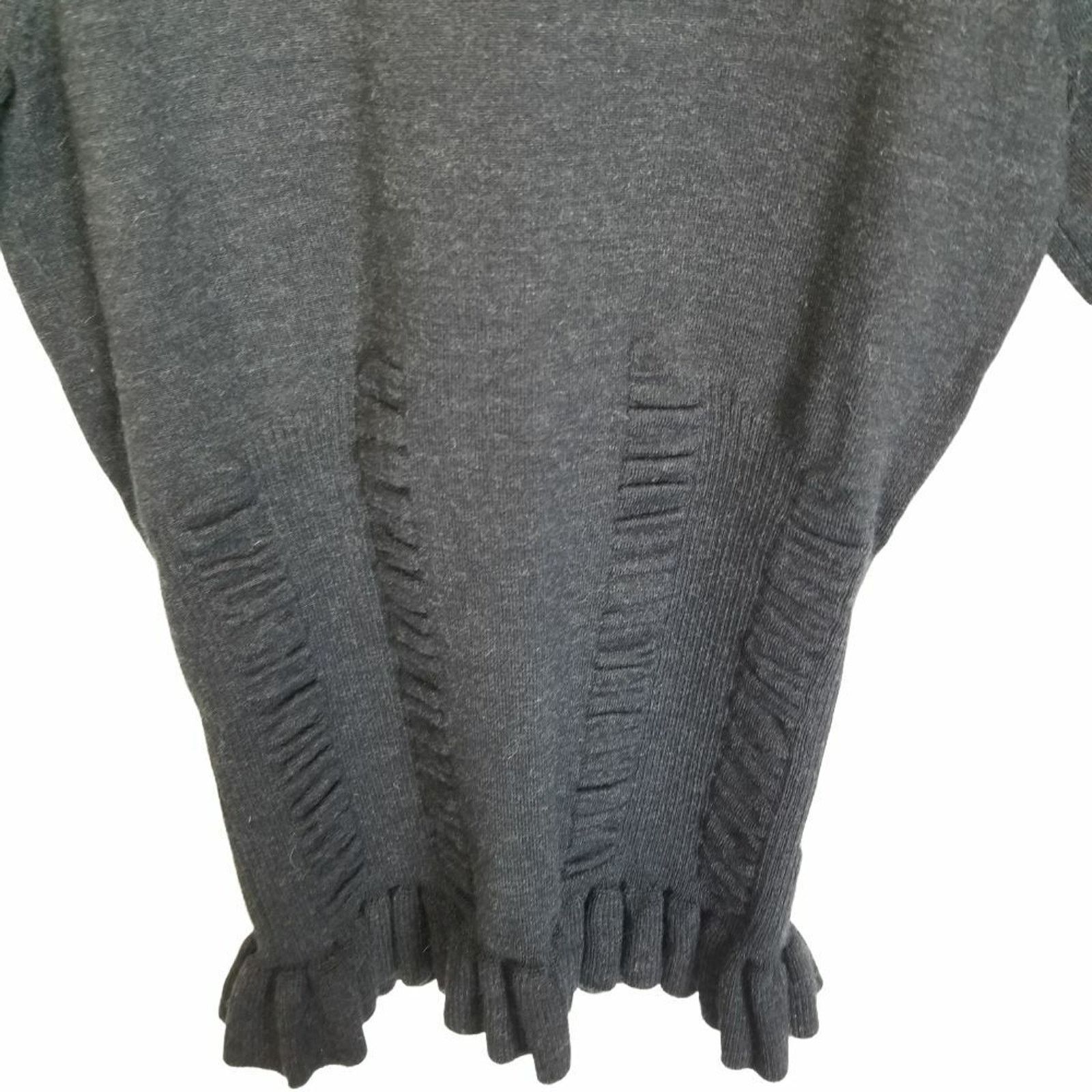 Karen Millen Karen Millen Womens Ribbed Turtleneck Sweater XS Whimsigoth Size XS / US 0-2 / IT 36-38 - 3 Thumbnail