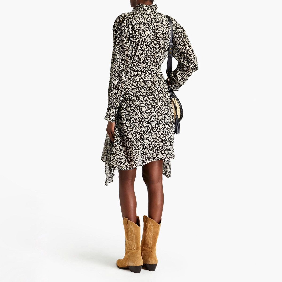 Isabel Marant Etoile Isabel Marant Etoile Pamela Floral Print Ruffled Wrap Dress Size L / US 10 / IT 46 - 2 Thumbnail