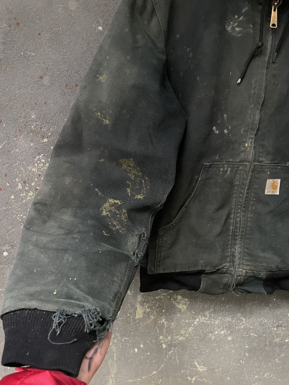 Carhartt Carhartt Active Jacket 90’s Distressed Faded Boxy Fit RARE Size US M / EU 48-50 / 2 - 8 Thumbnail