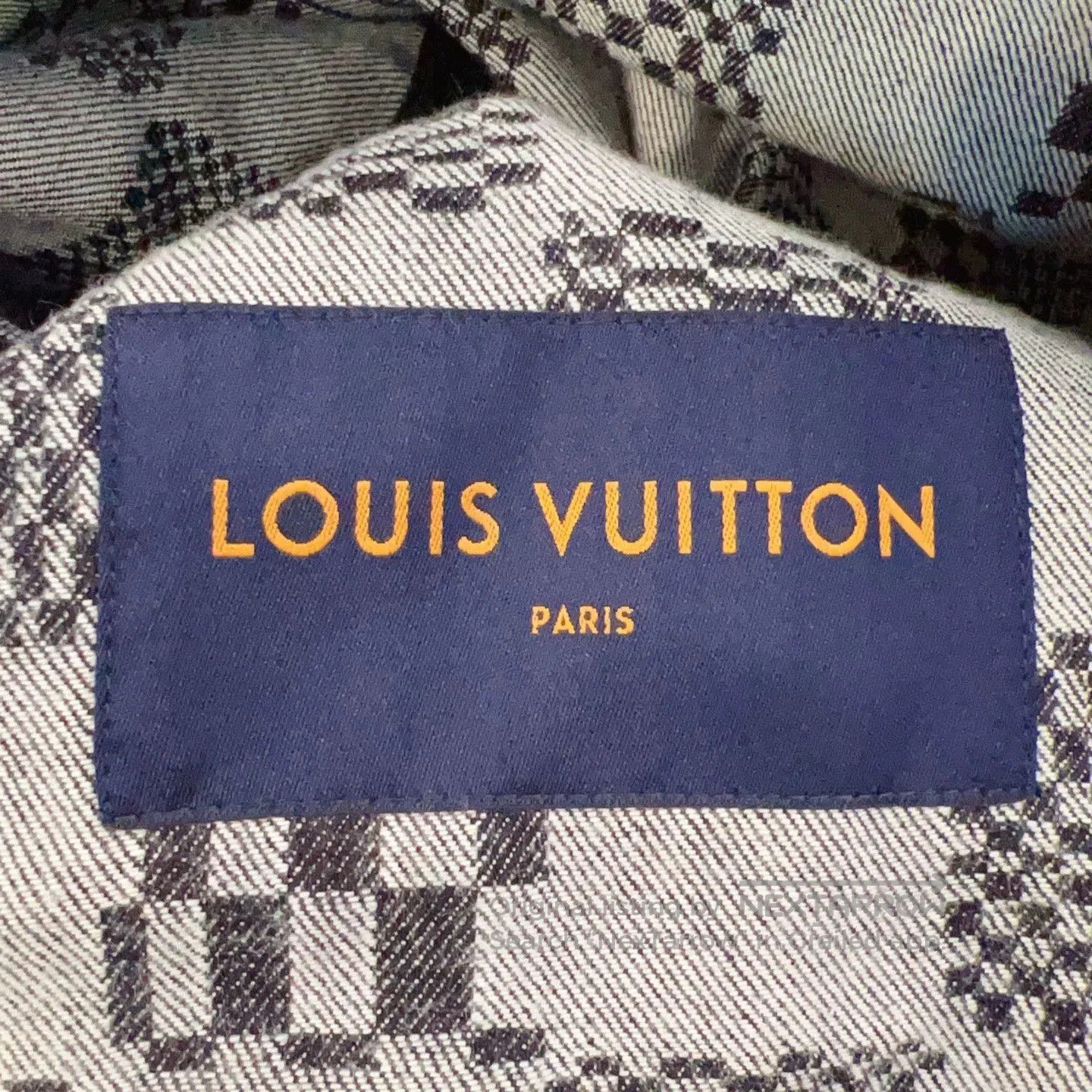 Louis Vuitton lv denim jacket with unique pattern. Size US L / EU 52-54 / 3 - 3 Thumbnail