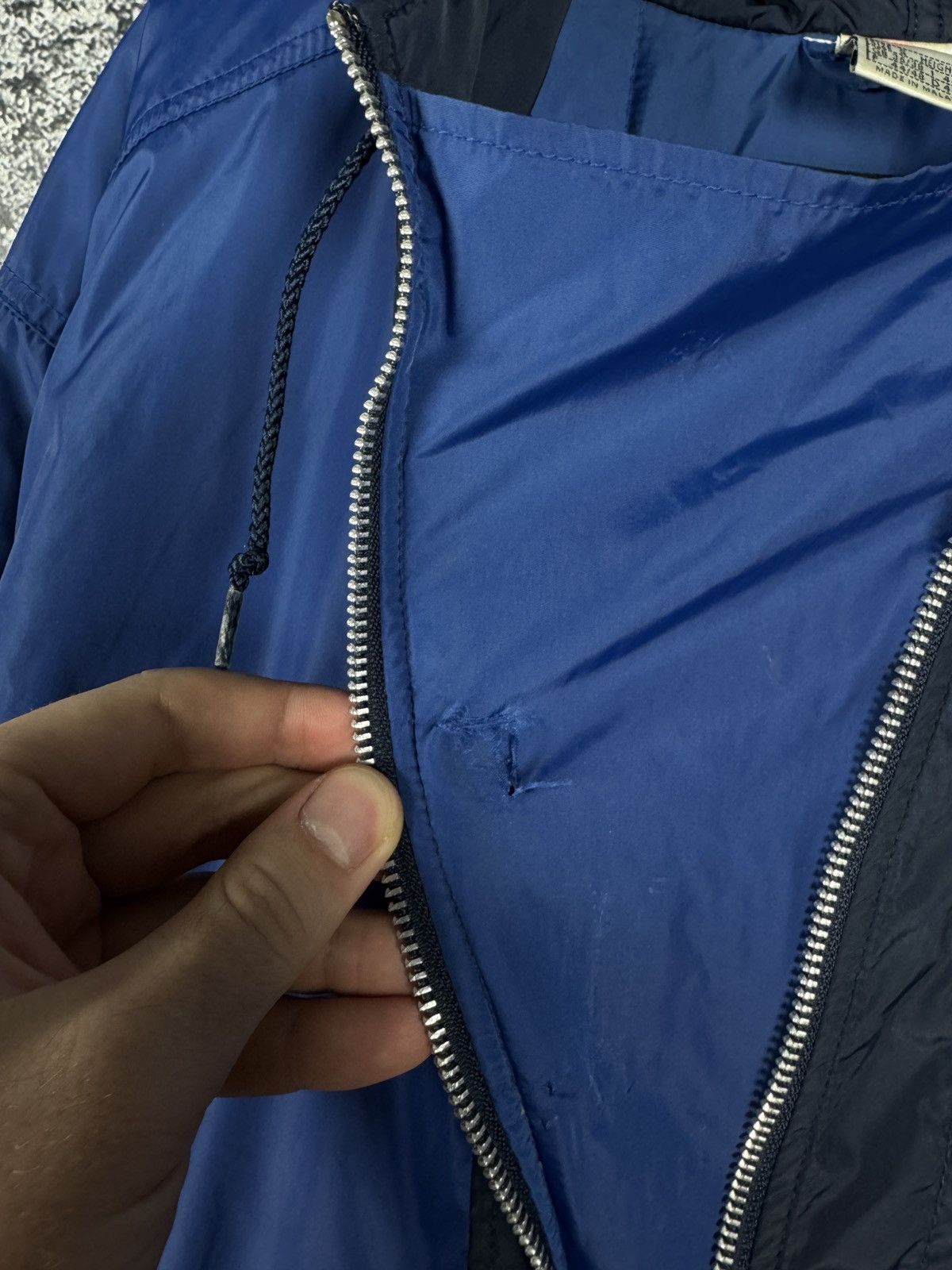 Nike Men’s Nike Vintage 90s Blue Nylon Anorak Jacket Size S Size US S / EU 44-46 / 1 - 14 Thumbnail