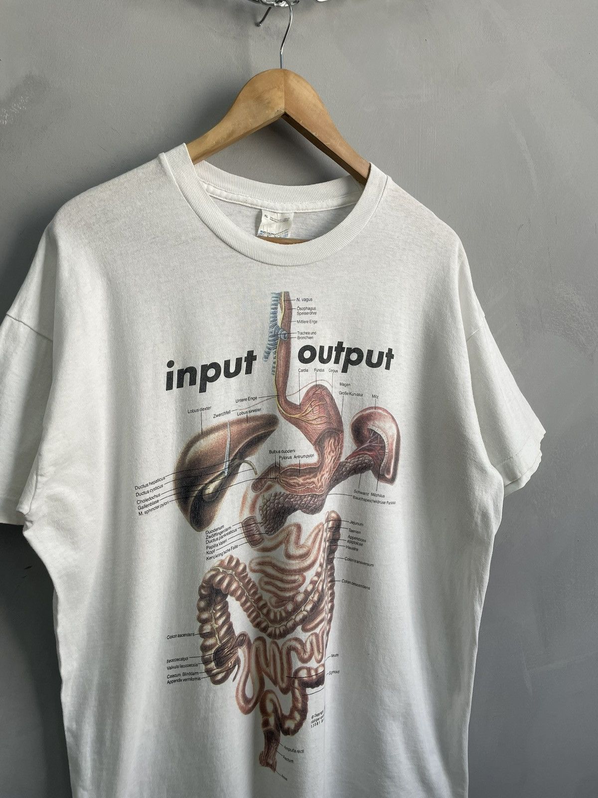 Arts & Science Skeleton Anatomy Rudiger 1994 tee input output t-shirt Size US XL / EU 56 / 4 - 2 Thumbnail