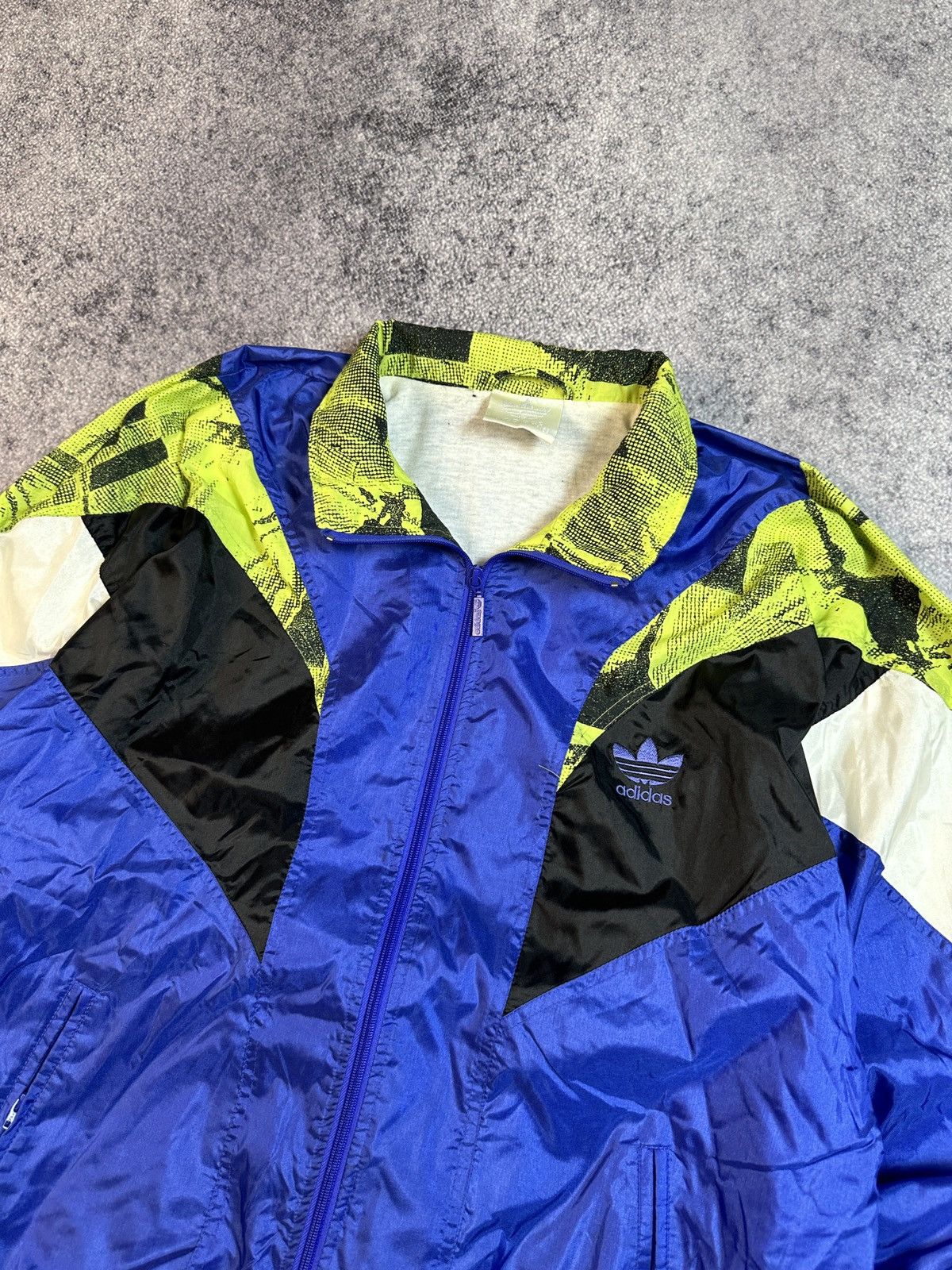 Adidas Very Rare Vintage Adidas Jacket Zip Up Streetwear 90s L hype Size US L / EU 52-54 / 3 - 2 Thumbnail