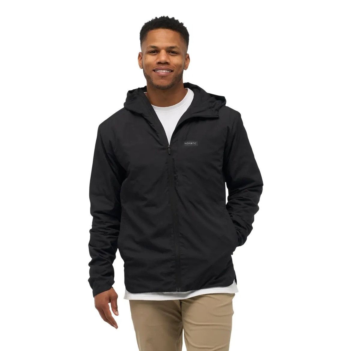 Other Nomatic Outset Jacket Hooded Packable Windbreaker Black Sz Size US S / EU 44-46 / 1 - 15 Thumbnail