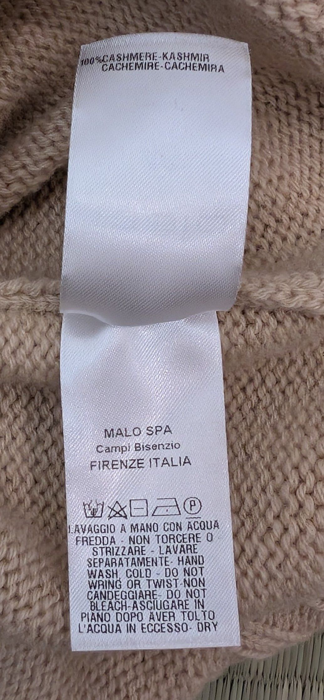 Malo Malo 100% Cashmere Knit Turtleneck Sweater Made in Italy Size US S / EU 44-46 / 1 - 5 Thumbnail