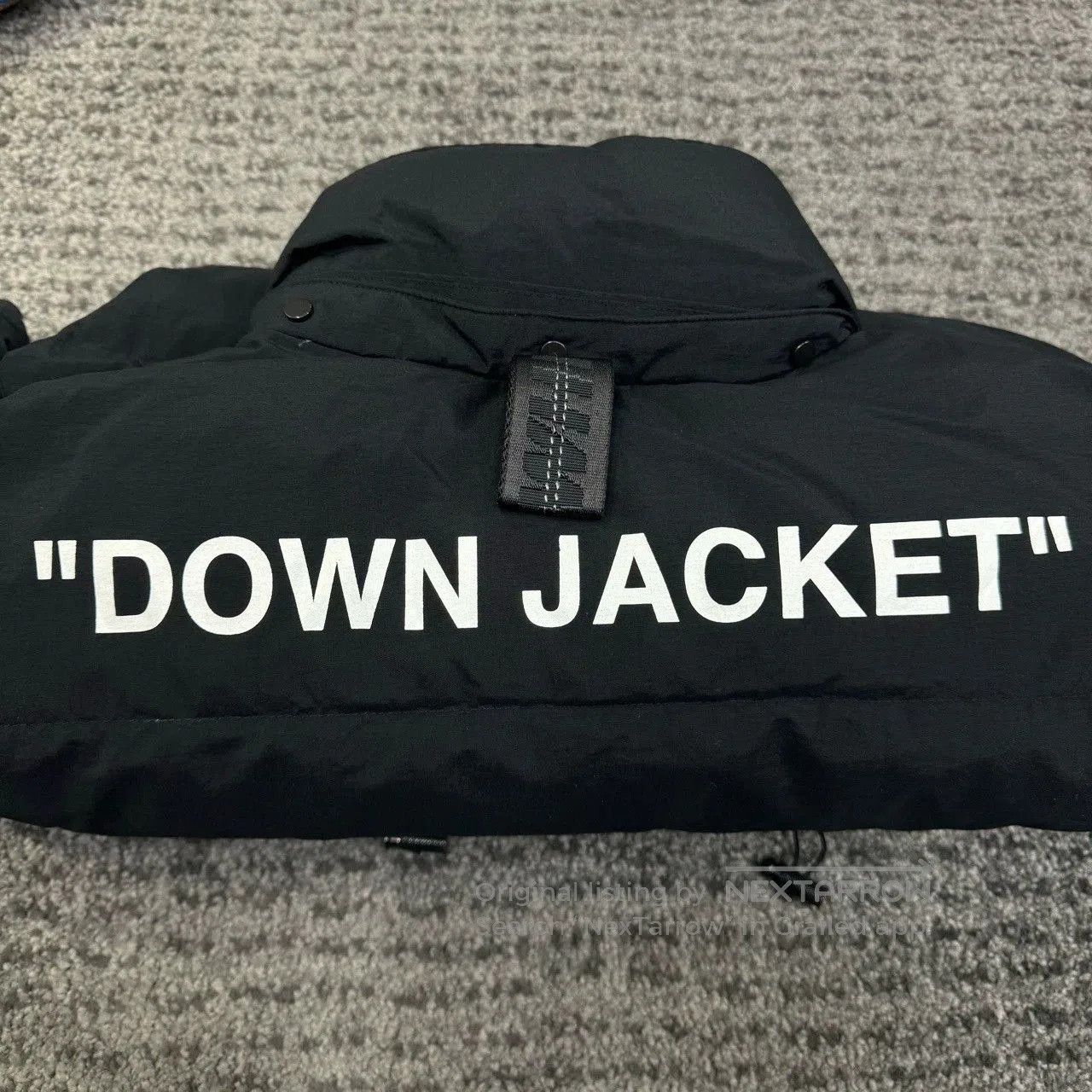 Off-White off white padded down jacket in black. Size US L / EU 52-54 / 3 - 3 Thumbnail