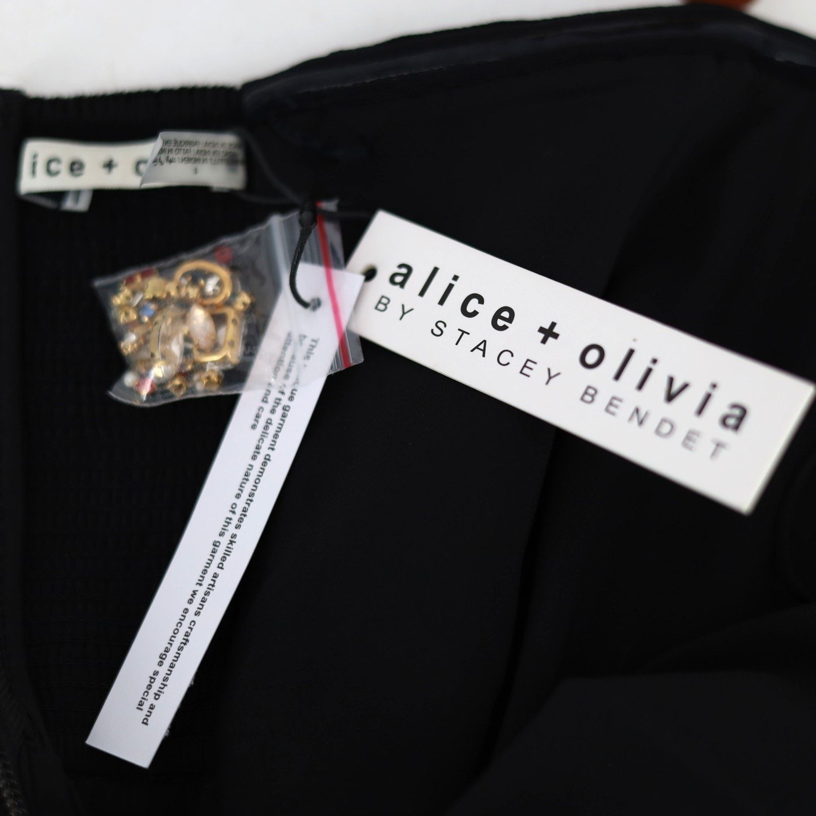 Alice + Olivia Alice + Olivia Women Embellished Strapless Mini Dress US 4 Size S / US 4 / IT 40 - 10 Thumbnail