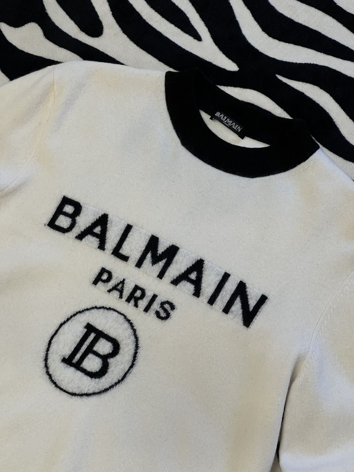 Balmain Balmain Paris cashmere blend sweater Size XS / US 0-2 / IT 36-38 - 8 Thumbnail