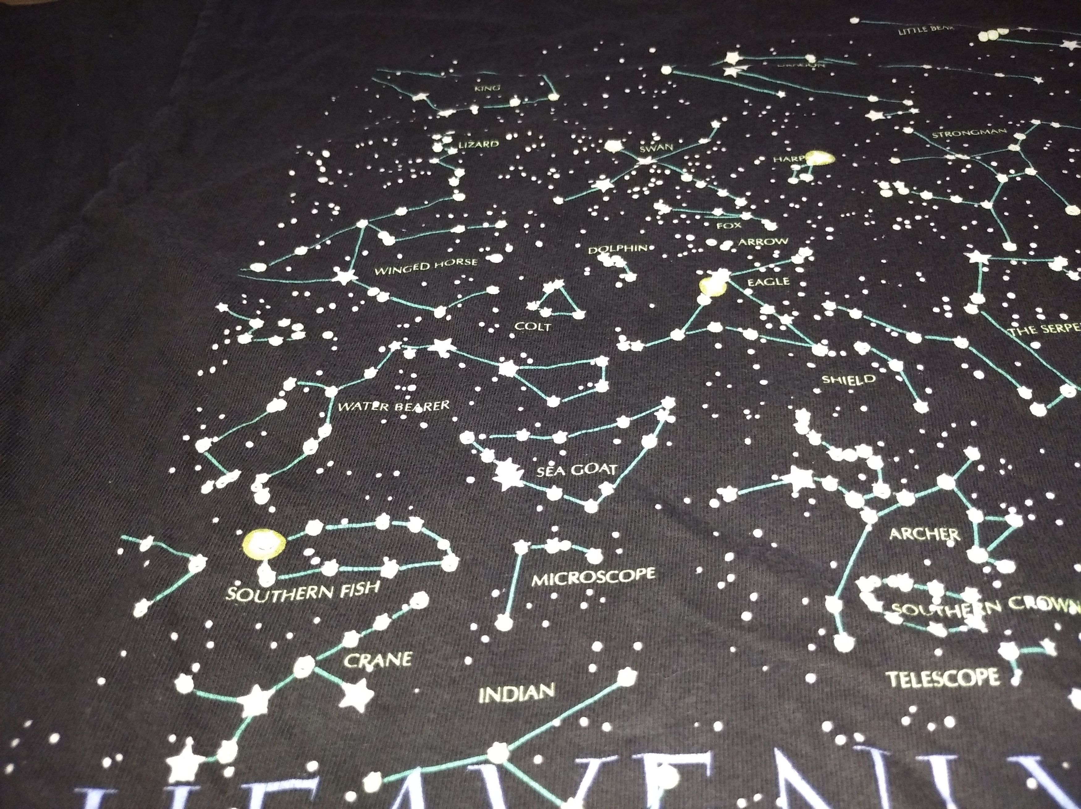 Arts & Science × Hanes × Vintage Vintage 1992 librety grapics heavenly bodies tshirt M L rade Size US L / EU 52-54 / 3 - 4 Thumbnail
