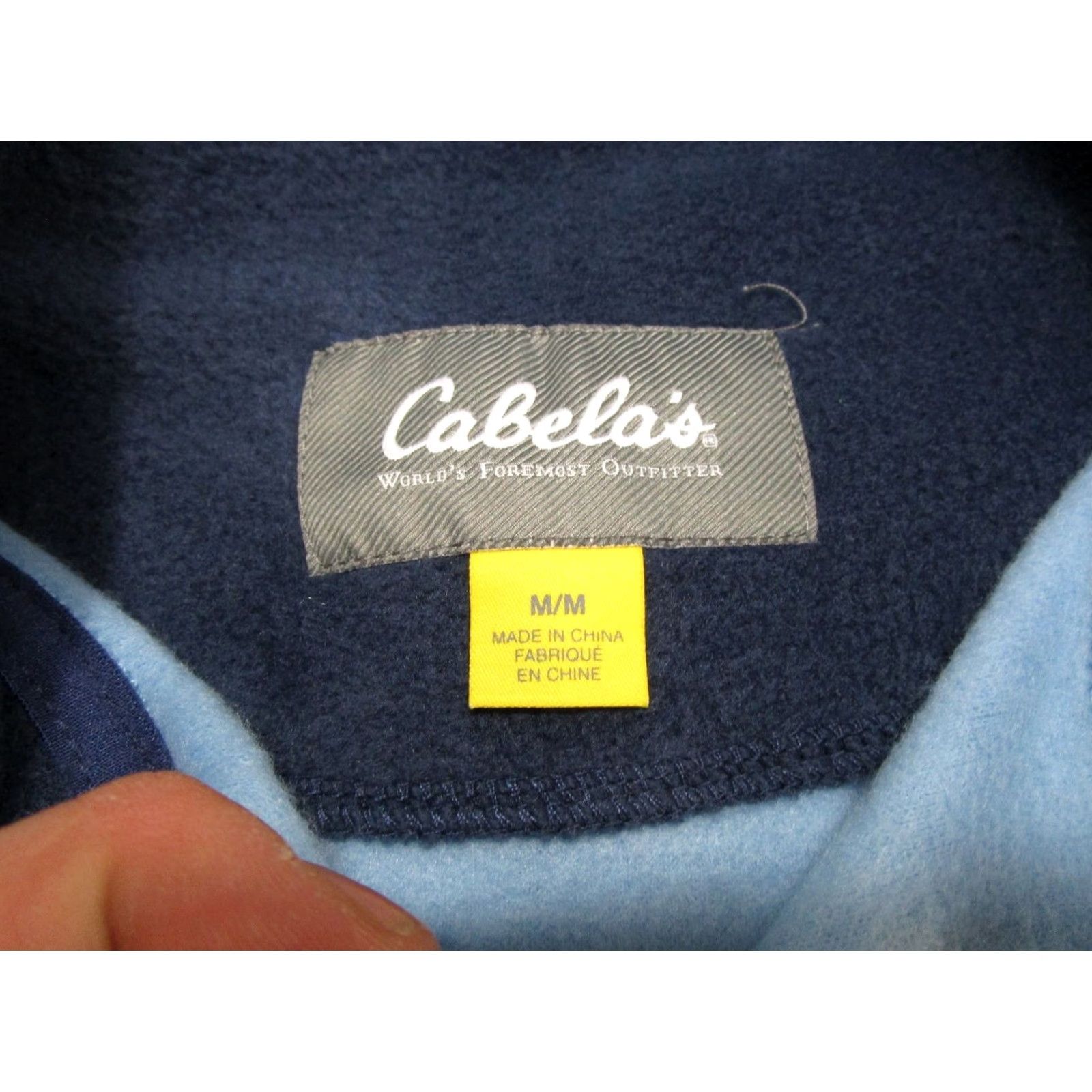 Vintage Cabela's Snake River Blue Fleece Full Zip Sleeveless Vest Womens M NEW Size M / US 6-8 / IT 42-44 - 4 Thumbnail