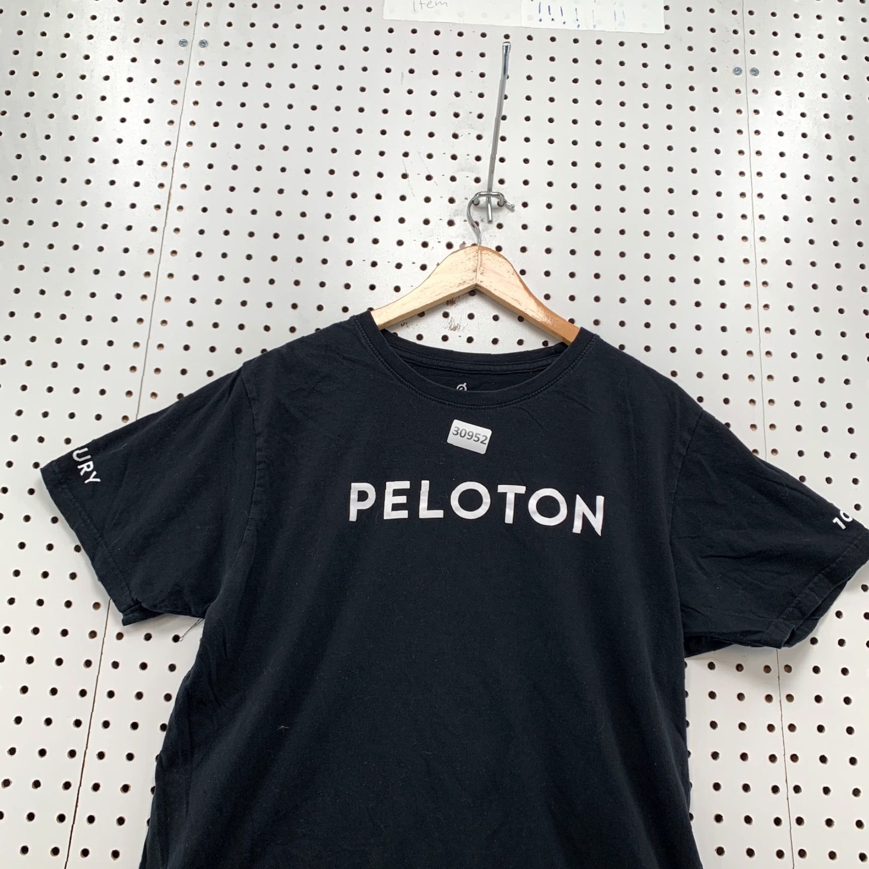 Vintage Peloton Activewear T-Shirt Black Womens Large Short Sleeve Crew Neck Workout Size L / US 10 / IT 46 - 5 Thumbnail