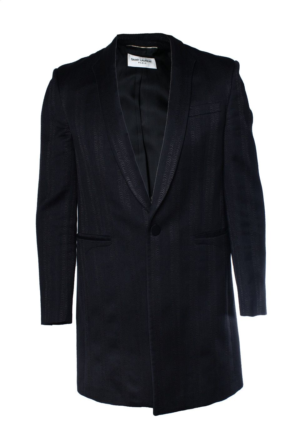 Saint Laurent Long jacquard woven blazer