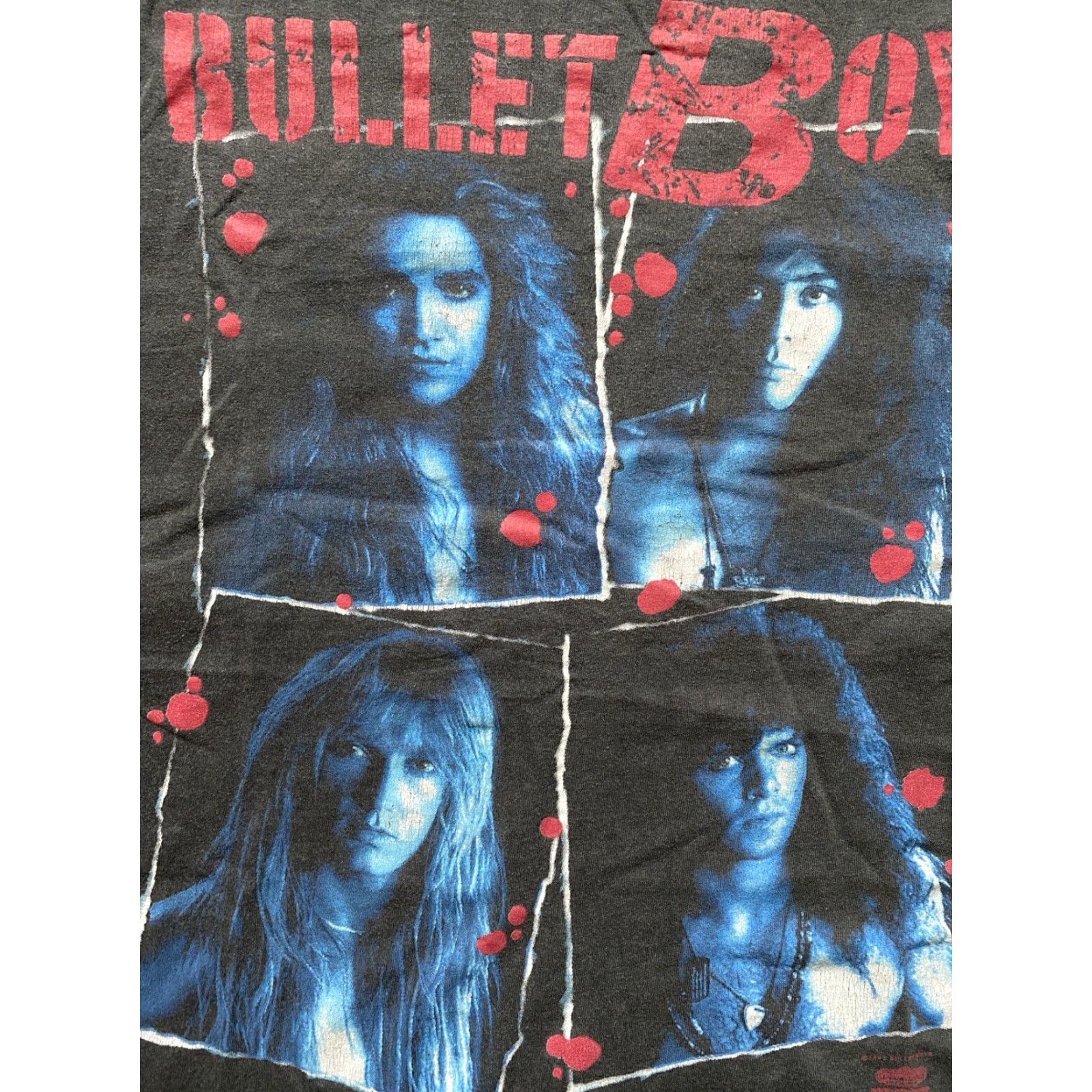 Vintage VINTAGE Bullet Boys FREAK SHOW 90s T-Shirt 1991 Mens XL Dark Gray Short Sleeve Shirt 90s Mens Size US XL / EU 56 / 4 - 3 Thumbnail