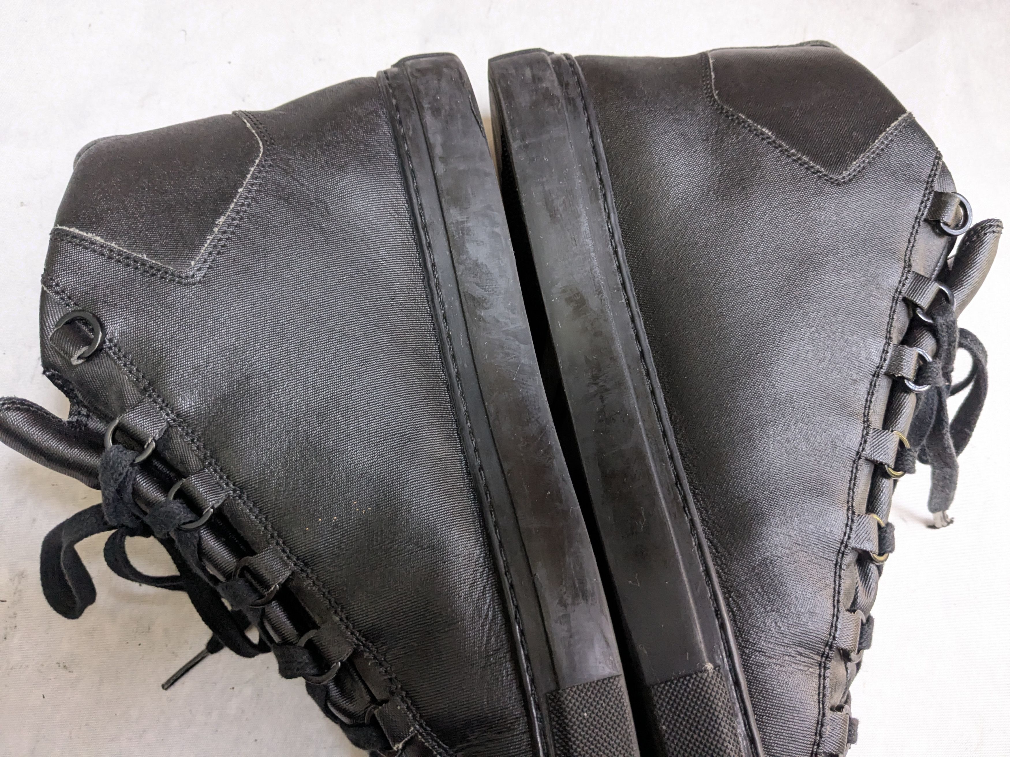 Balenciaga Balenciaga Arena Sneakers Black 13 High Tops Canvas Size US 13 / EU 46 - 9 Thumbnail