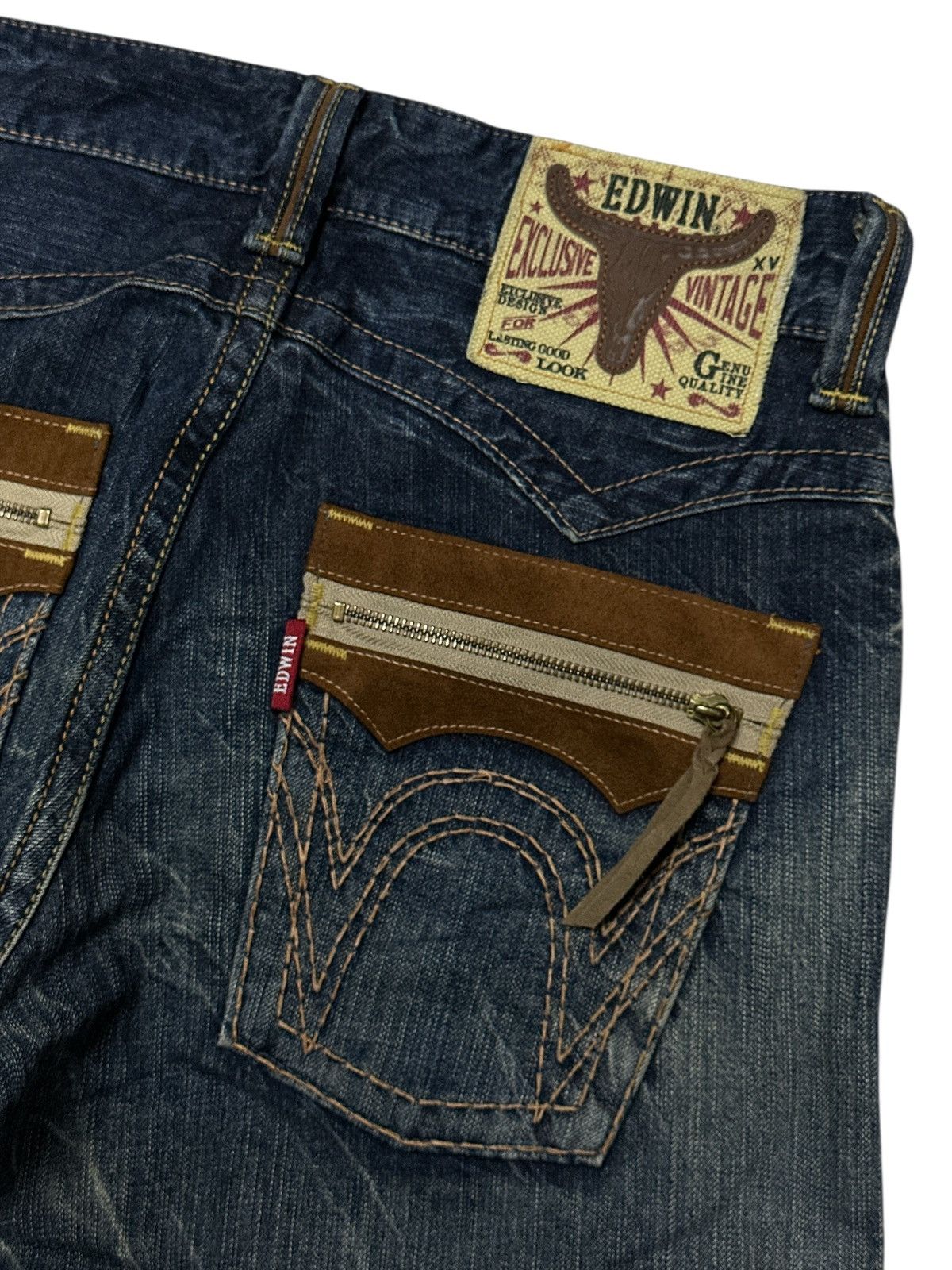 Kapital Vintage Edwin Exclusive Buffalo Bull . Size US 33 - 6 Thumbnail