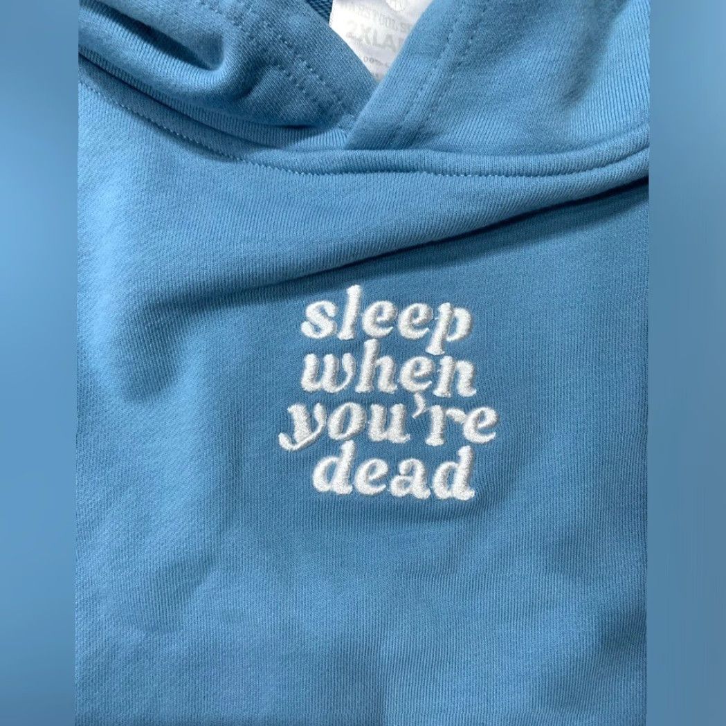 Vintage VINTAGE Sleep when you're dead Brianna chickenfry PlanBri Barstool hoodie Size XXL / US 16-18 / IT 52-54 - 2 Thumbnail
