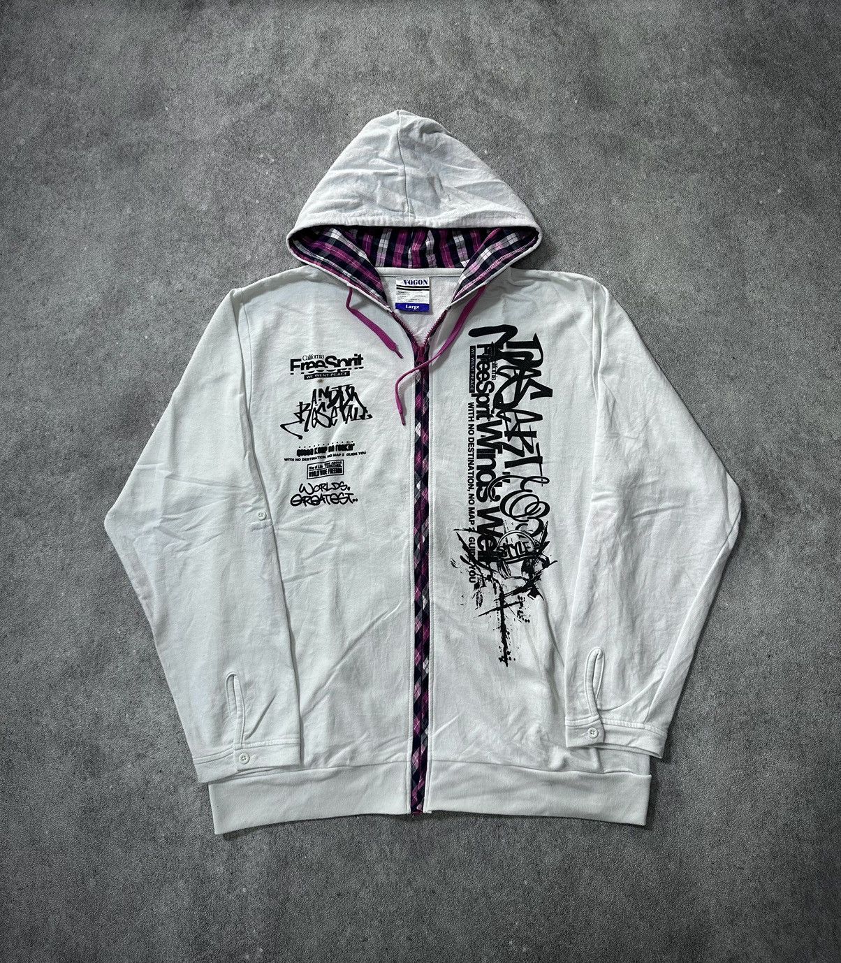 Japanes Vogon Zip Hoodie Ifsix lgb gothic style