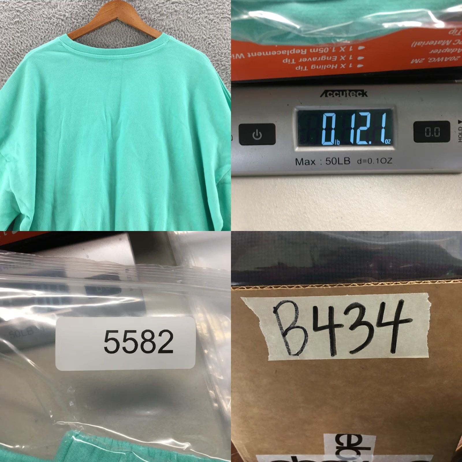 Lucky Brand IML Lucky Clover Leaf Cropped Sweatshirt Womens XL Green Elastic Waist Bant NWT Size XL / US 12-14 / IT 48-50 - 8 Thumbnail