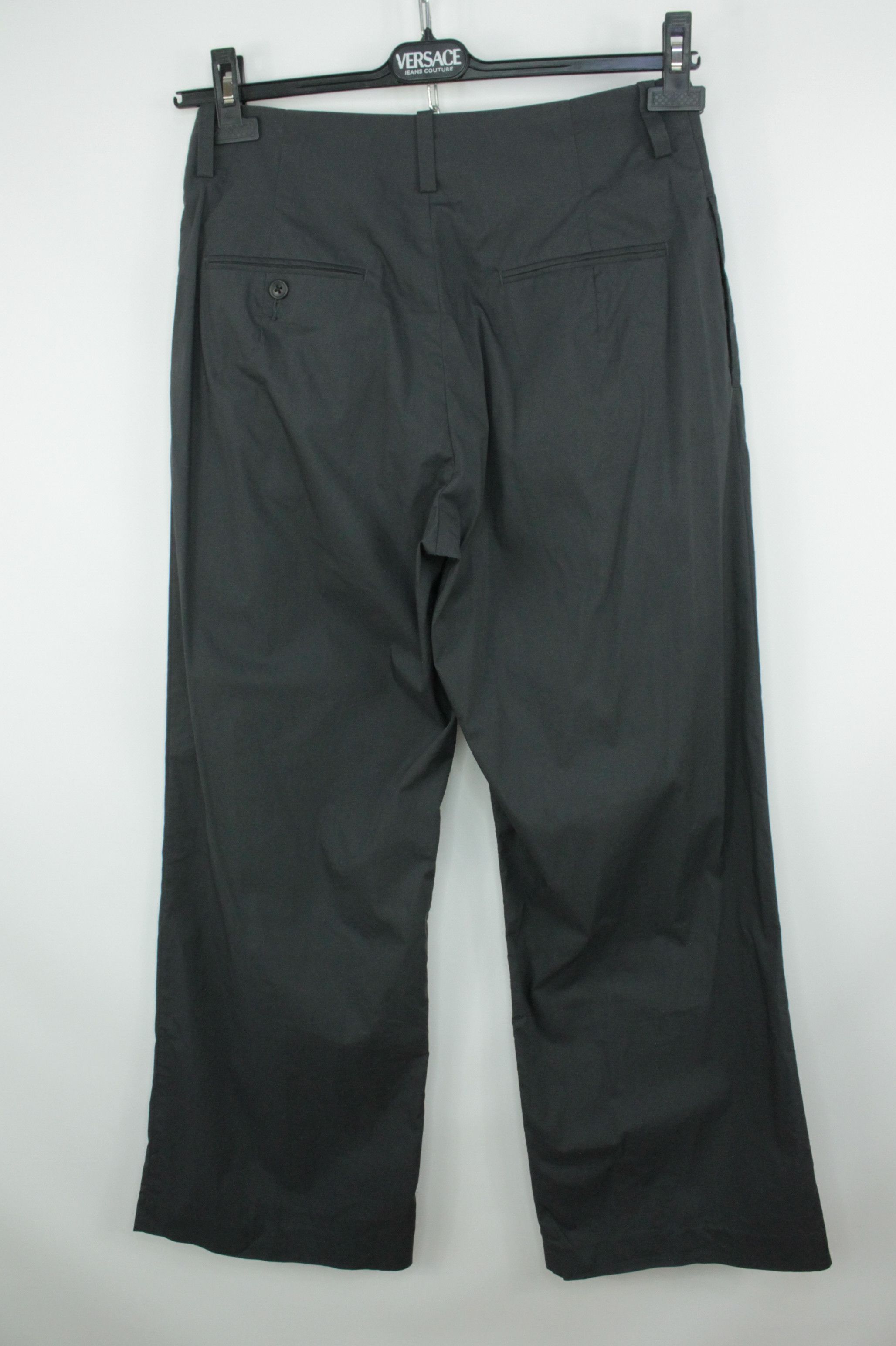 Jil Sander × Uniqlo Uniqlo x Jil Sander Gray Cotton Nylon Wide Trousers Women's Size 26" / US 2 / IT 38 - 6 Thumbnail