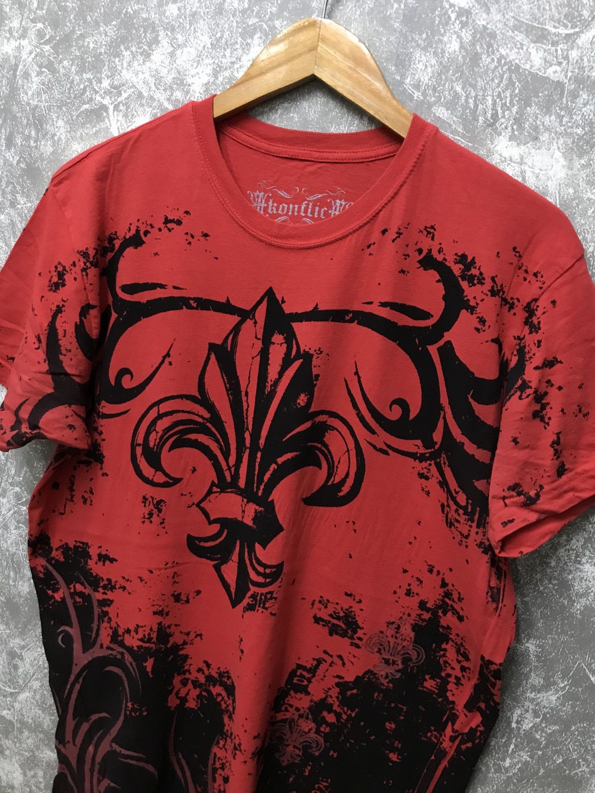 Affliction Affliction Fleur De Lis Y2K Graphic Tee Size US L / EU 52-54 / 3 - 3 Thumbnail