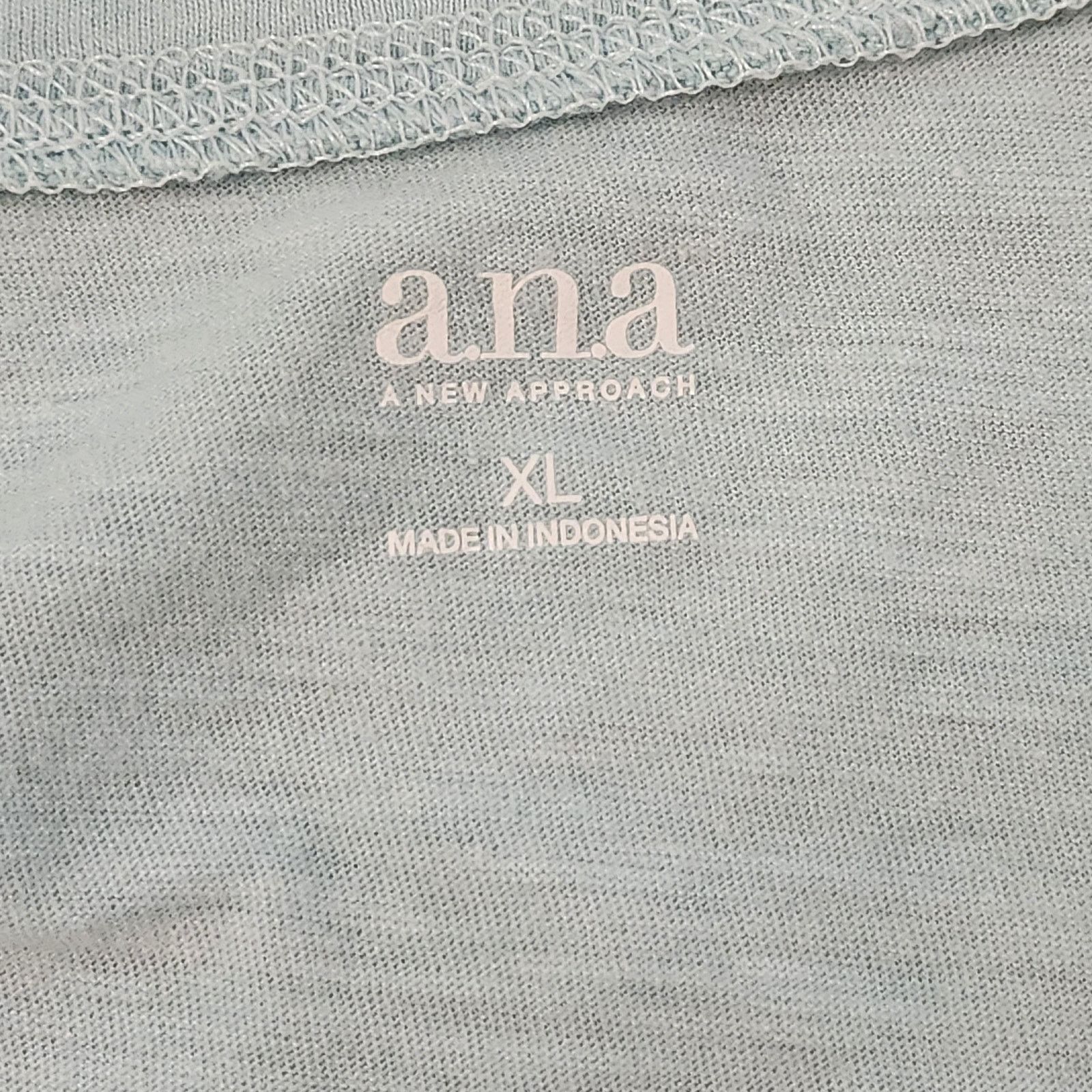 Other A.N.A. Light Green Heathered Long Sleeve Top XL Lightweight Size XL / US 12-14 / IT 48-50 - 4 Thumbnail