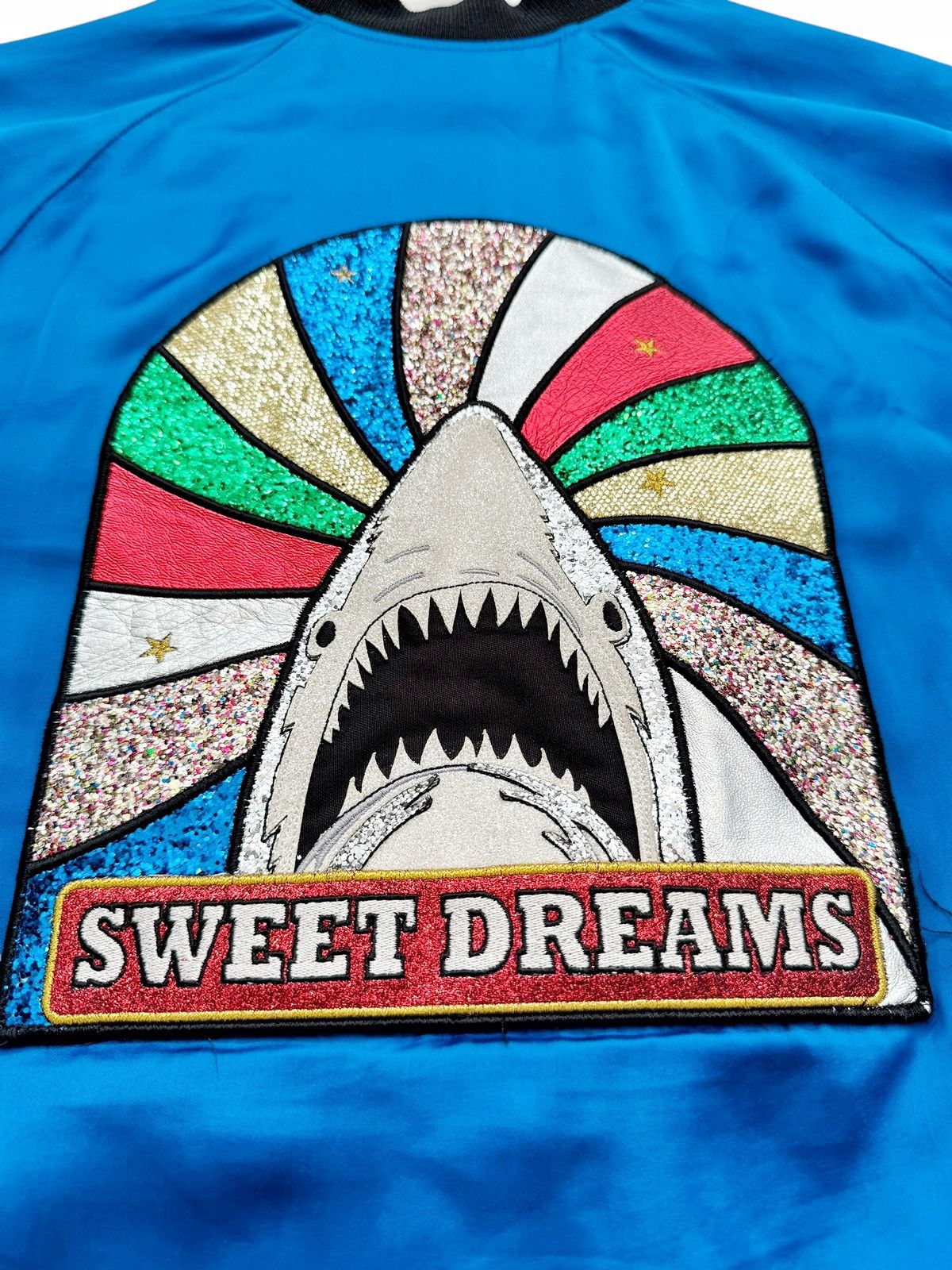 Saint Laurent Paris 2016 Grail Shark Sweet Dreams Satin Bomber Size US M / EU 48-50 / 2 - 3 Thumbnail