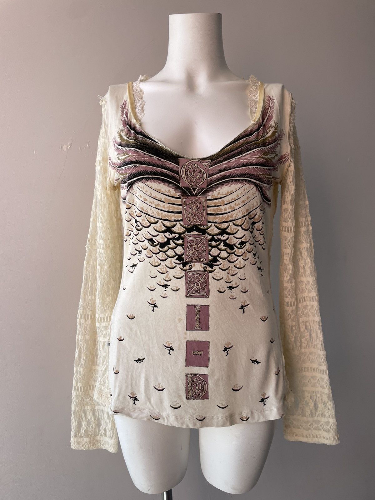 Vintage y2k blouse Size L / US 10 / IT 46 - 3 Thumbnail