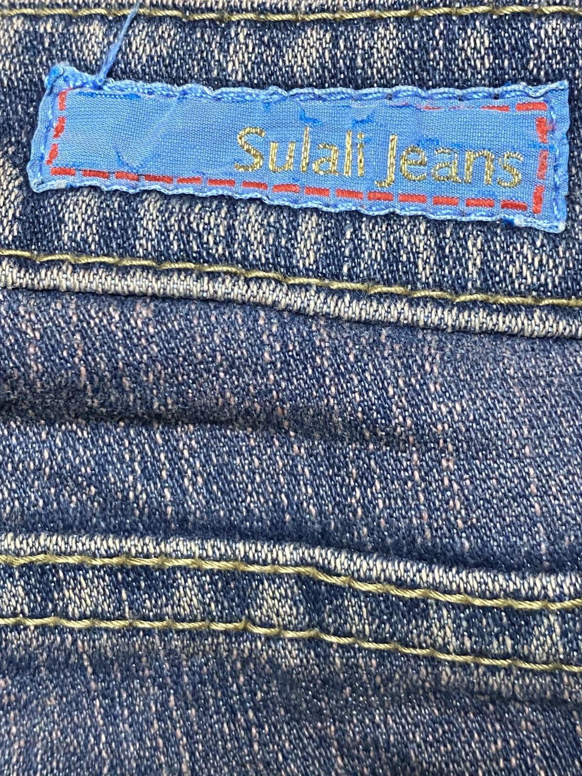 Hypebeast Japanese Brand 90’s Vibe Rue de France Fade Blue Flare Jeans Size US 29 - 12 Thumbnail