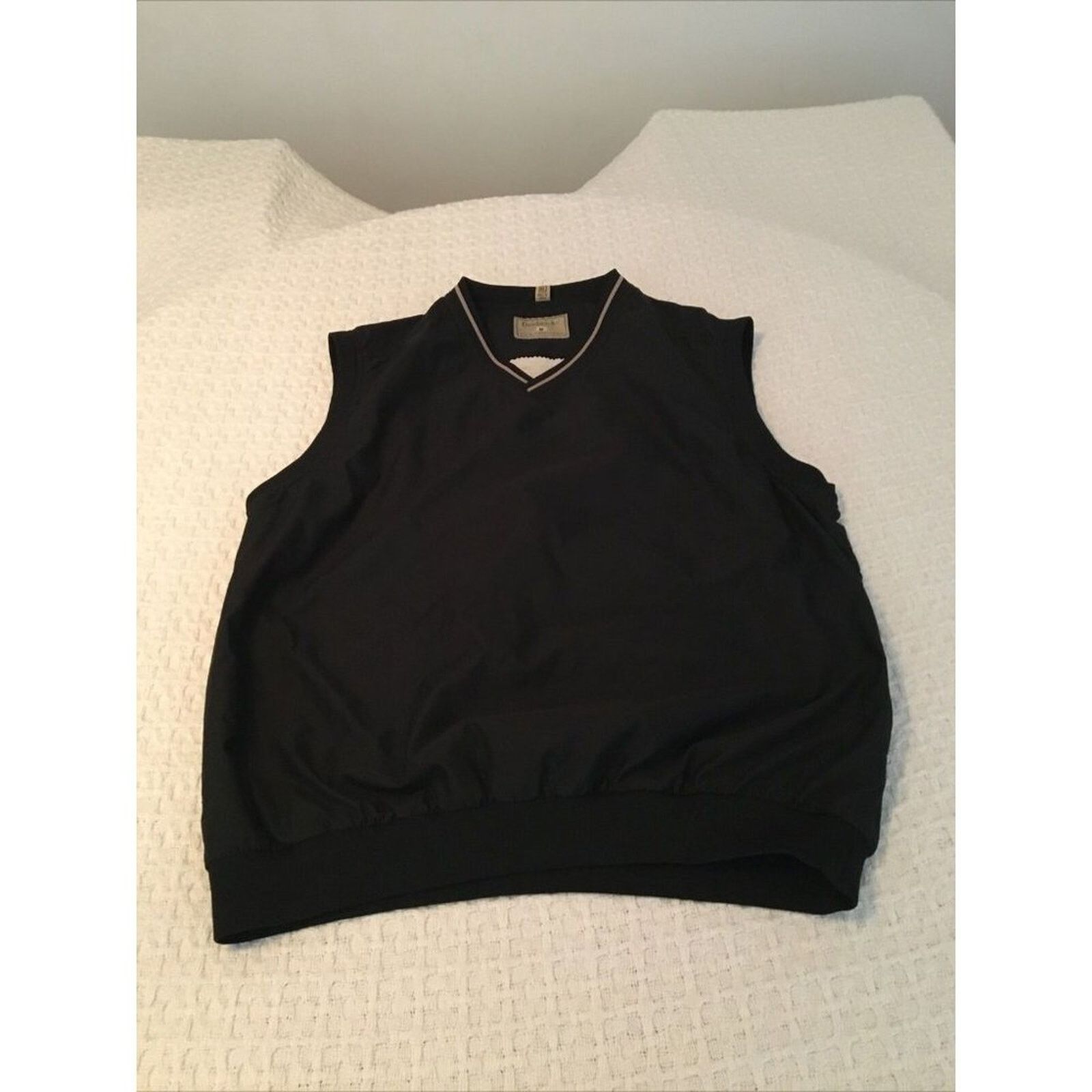 Dunbrooke Dunbrooke Club Collection Golf Vest Men's XL Black w/ White Size US XL / EU 56 / 4 - 1 Thumbnail