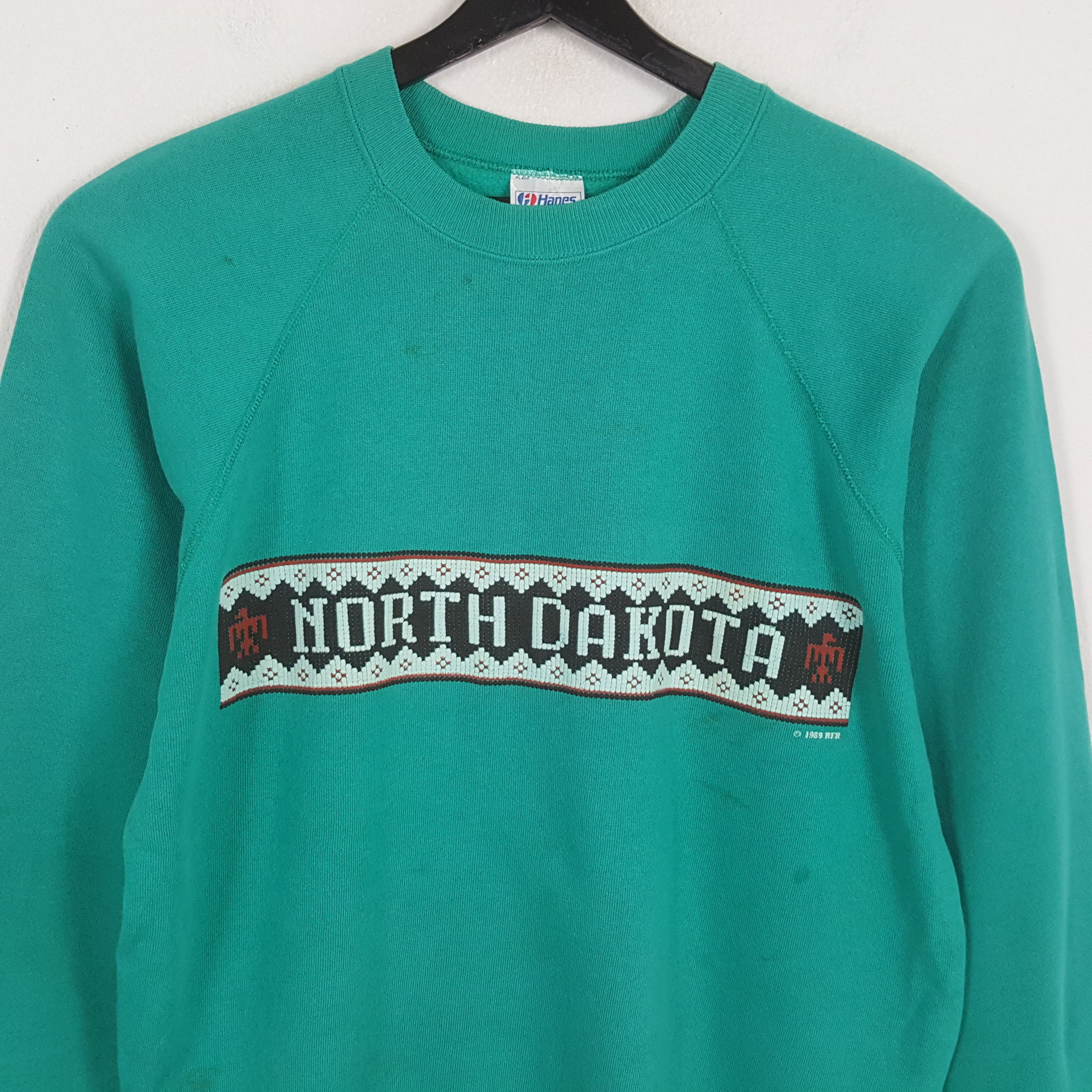 Vintage NORTH DAKOTA Streetwear Style Vintage Sweatshirt Size US M / EU 48-50 / 2 - 2 Thumbnail