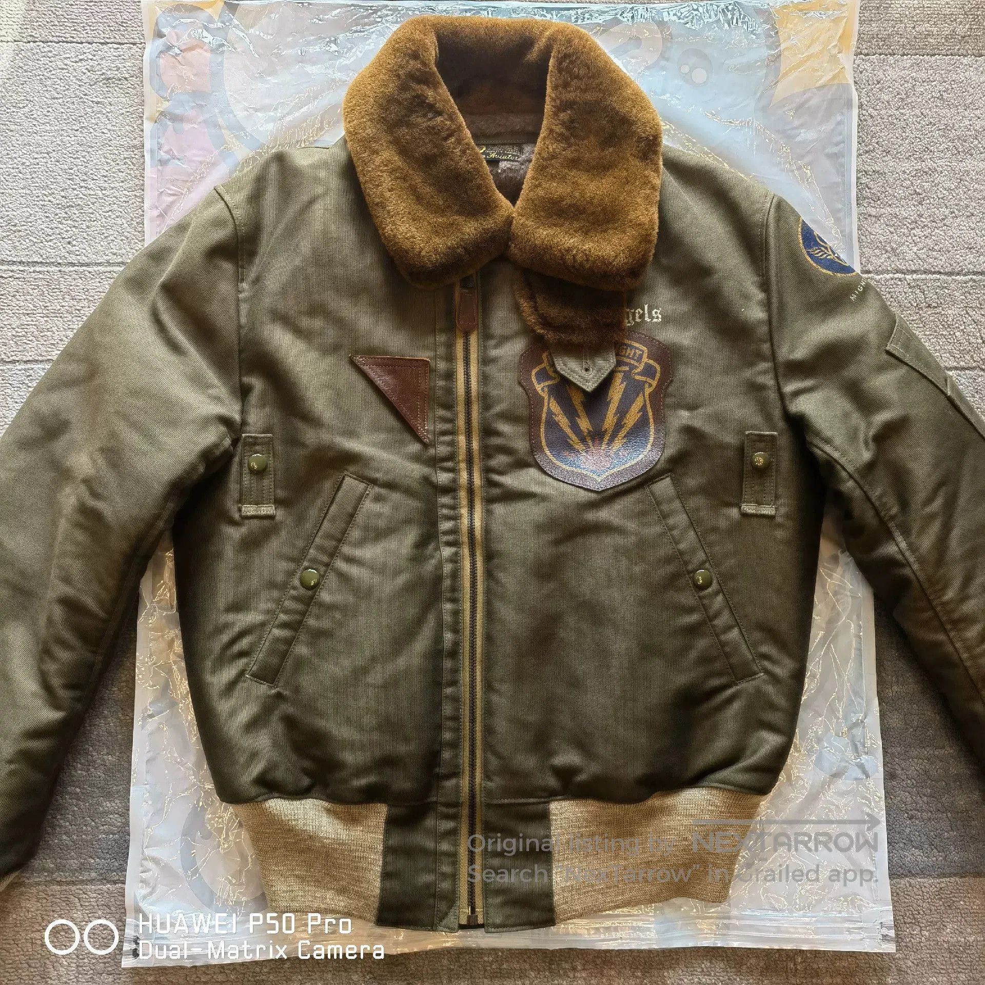 TOYS McCOY Toys Mccoy B15 Flight Jacket with Print. Size US M / EU 48-50 / 2 - 3 Thumbnail