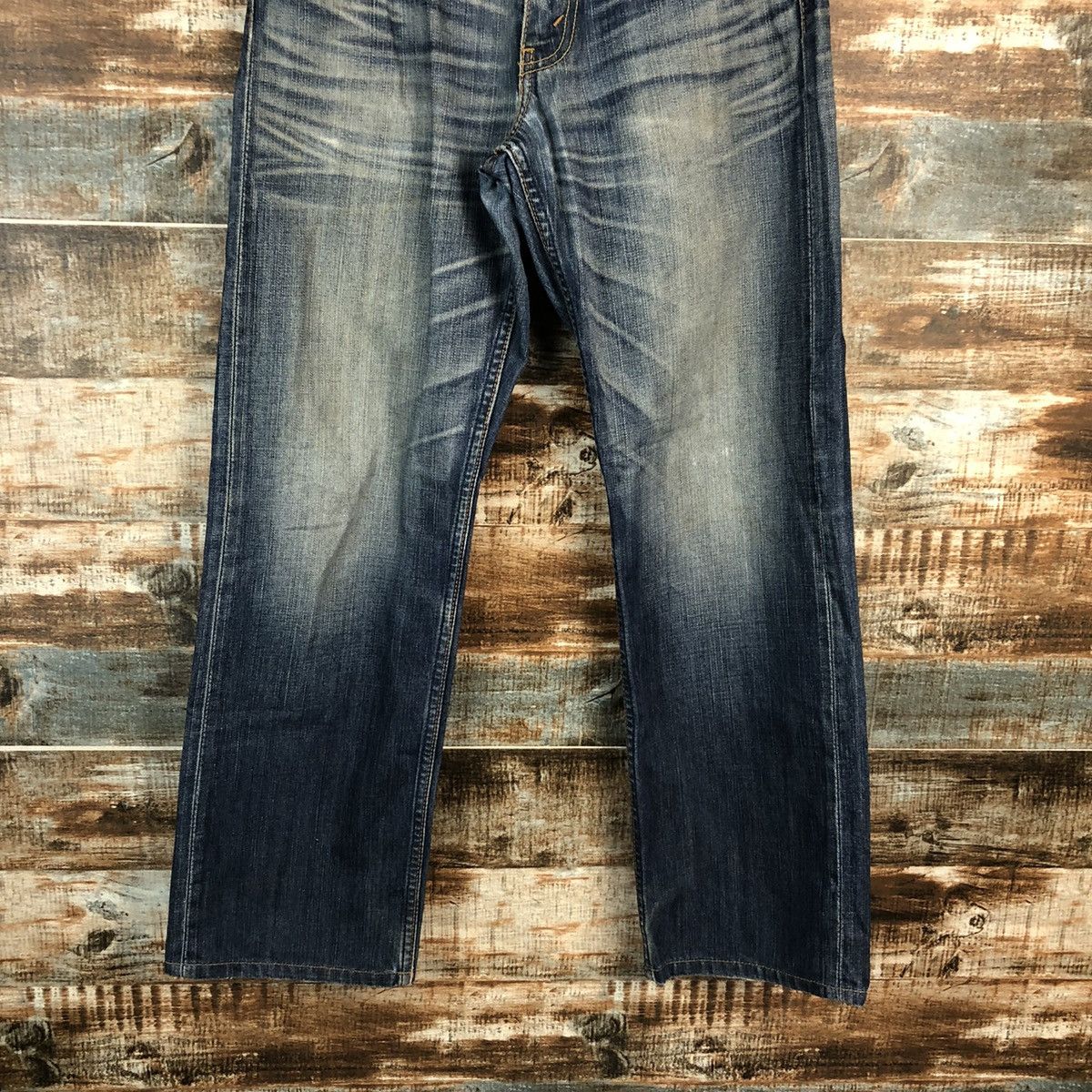 Levi's DL Levis 703 Blue selvedge Denim Pants #C129 Size US 29 - 3 Thumbnail