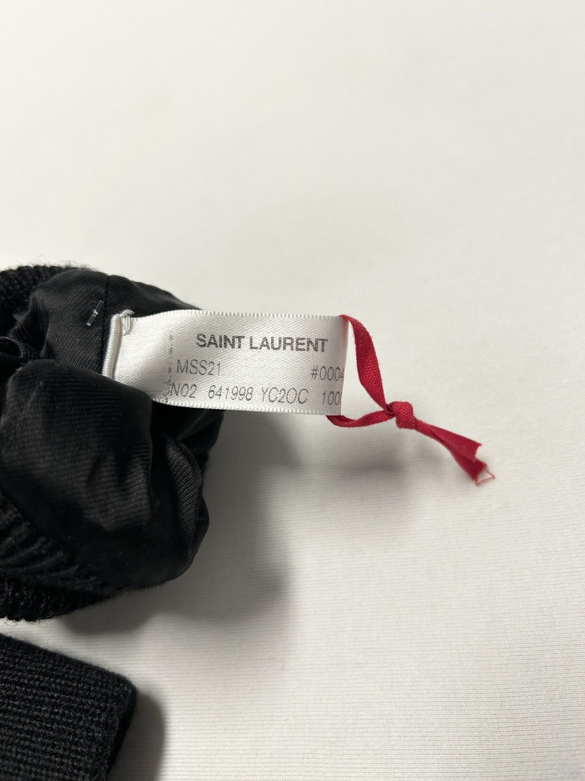 Saint Laurent Paris SS2021 Sample Leather Bomber Jacket Size US M / EU 48-50 / 2 - 7 Thumbnail