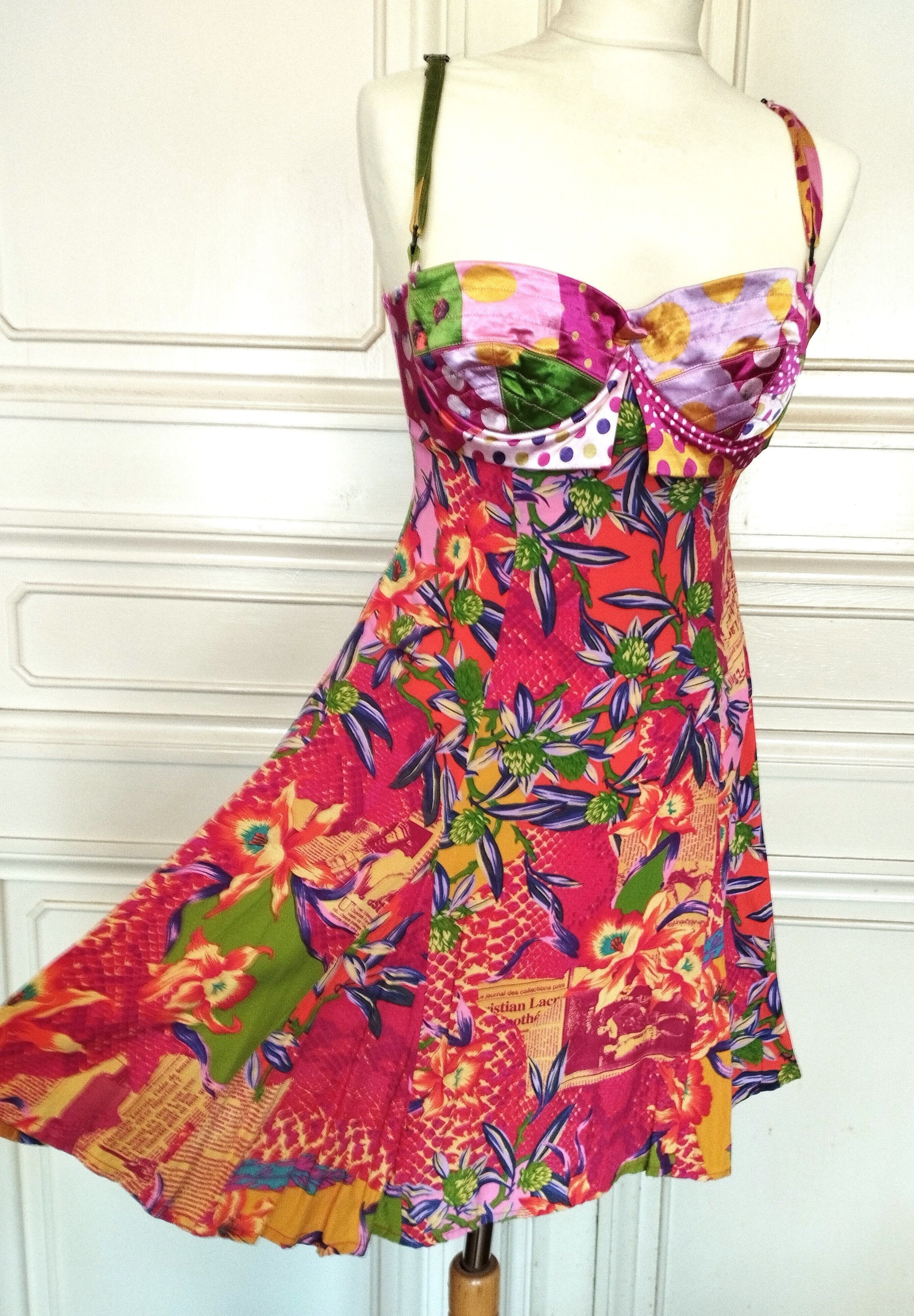 Christian Lacroix Christian Lacroix Robe Coktail Dotties T S Size S / US 4 / IT 40 - 1 Thumbnail