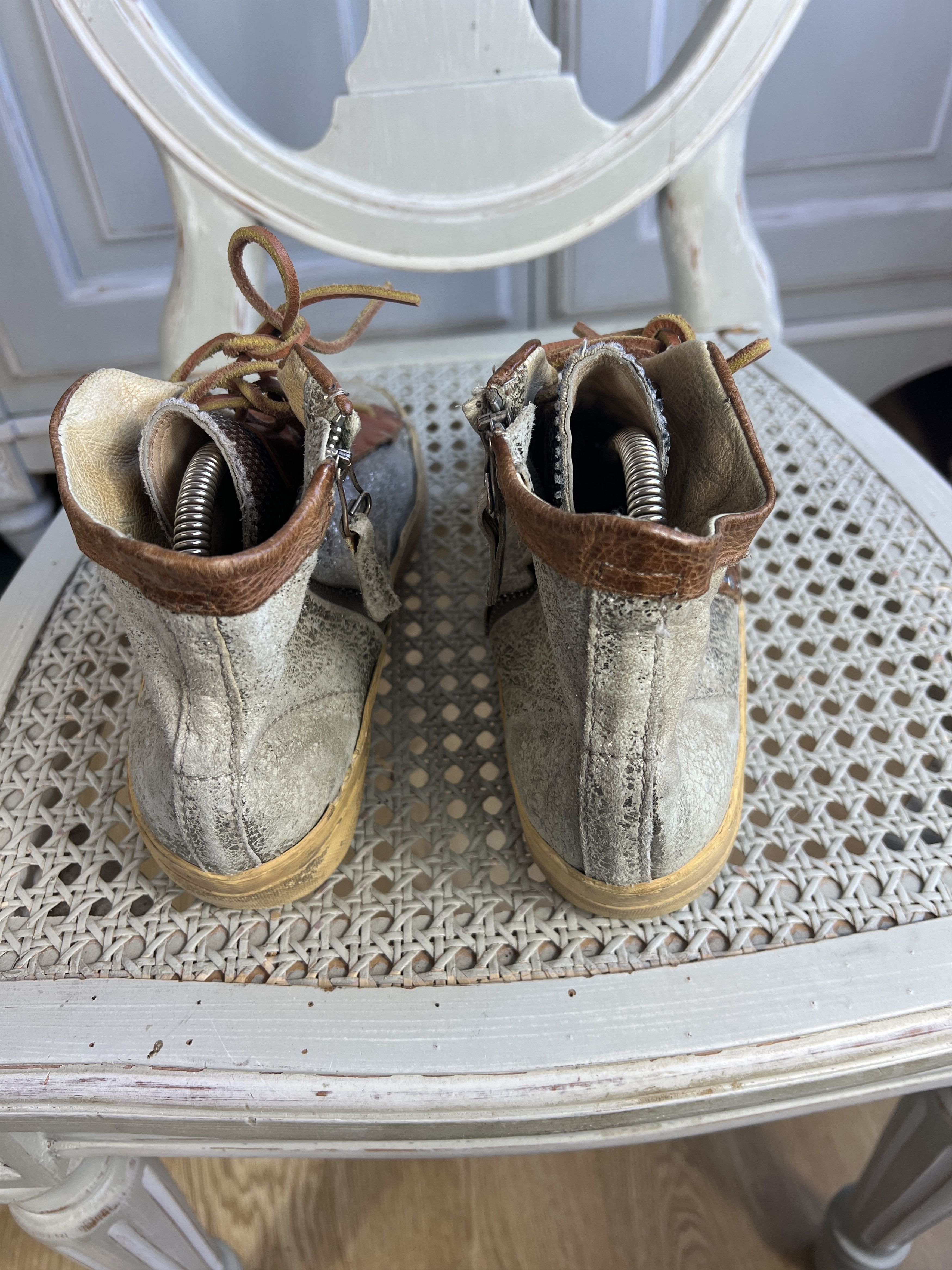 A.S.98 A.S. 98 LEATHER STAR LOGO KEDS HI TOP Size US 7 / EU 40 - 5 Thumbnail