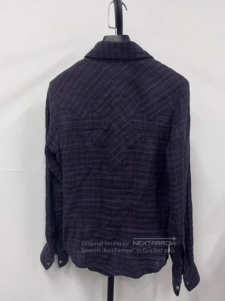 Chrome Hearts Chrome Hearts Purple Patchwork Cross Shirt. Size US XS / EU 42 / 0 - 2 Thumbnail