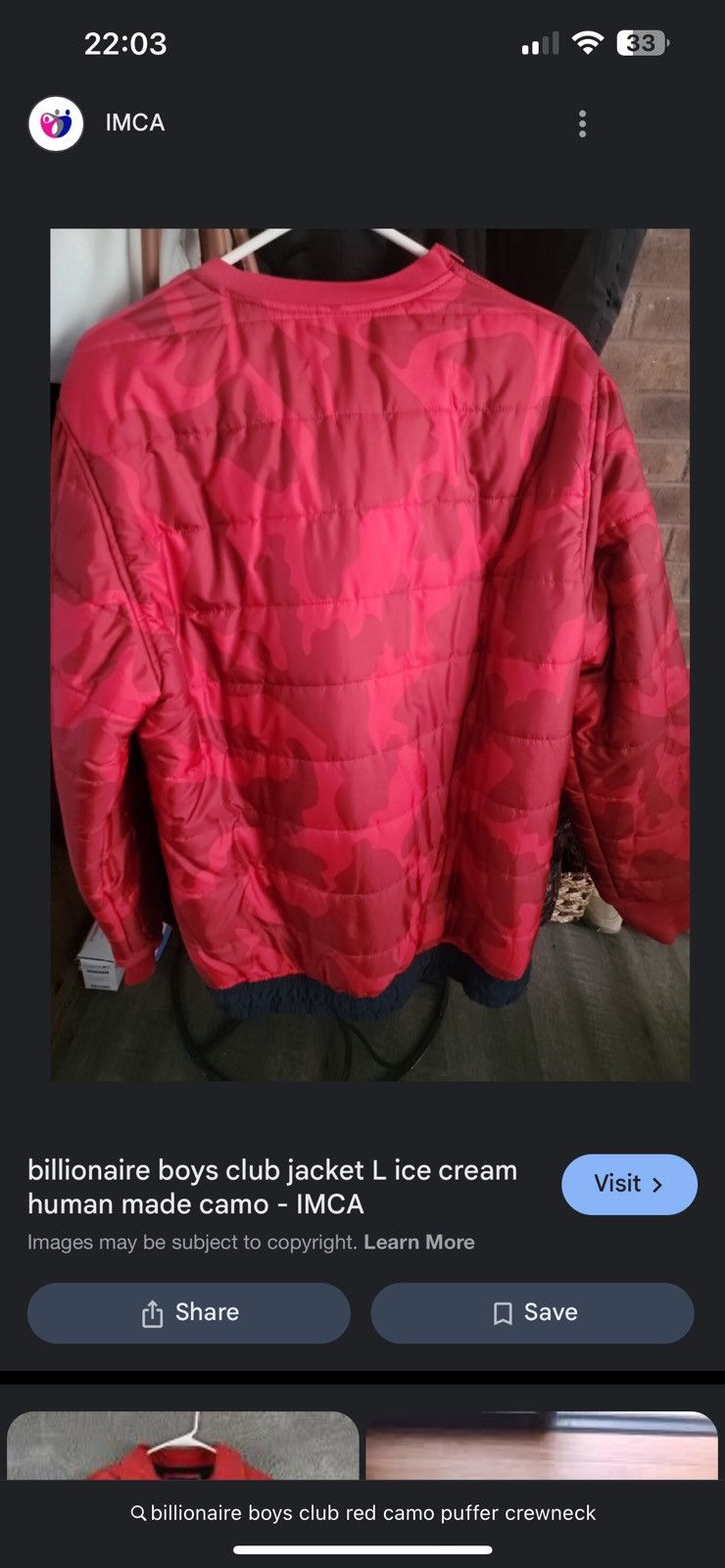 Billionaire Boys Club BILLIONAIRE BOYS CHAMPION DOWN CREWNECK SWEATER Size US M / EU 48-50 / 2 - 2 Thumbnail